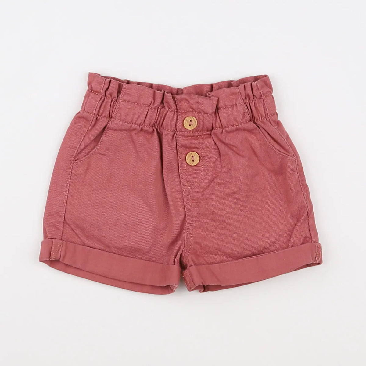 Vertbaudet - short rose - 12 mois