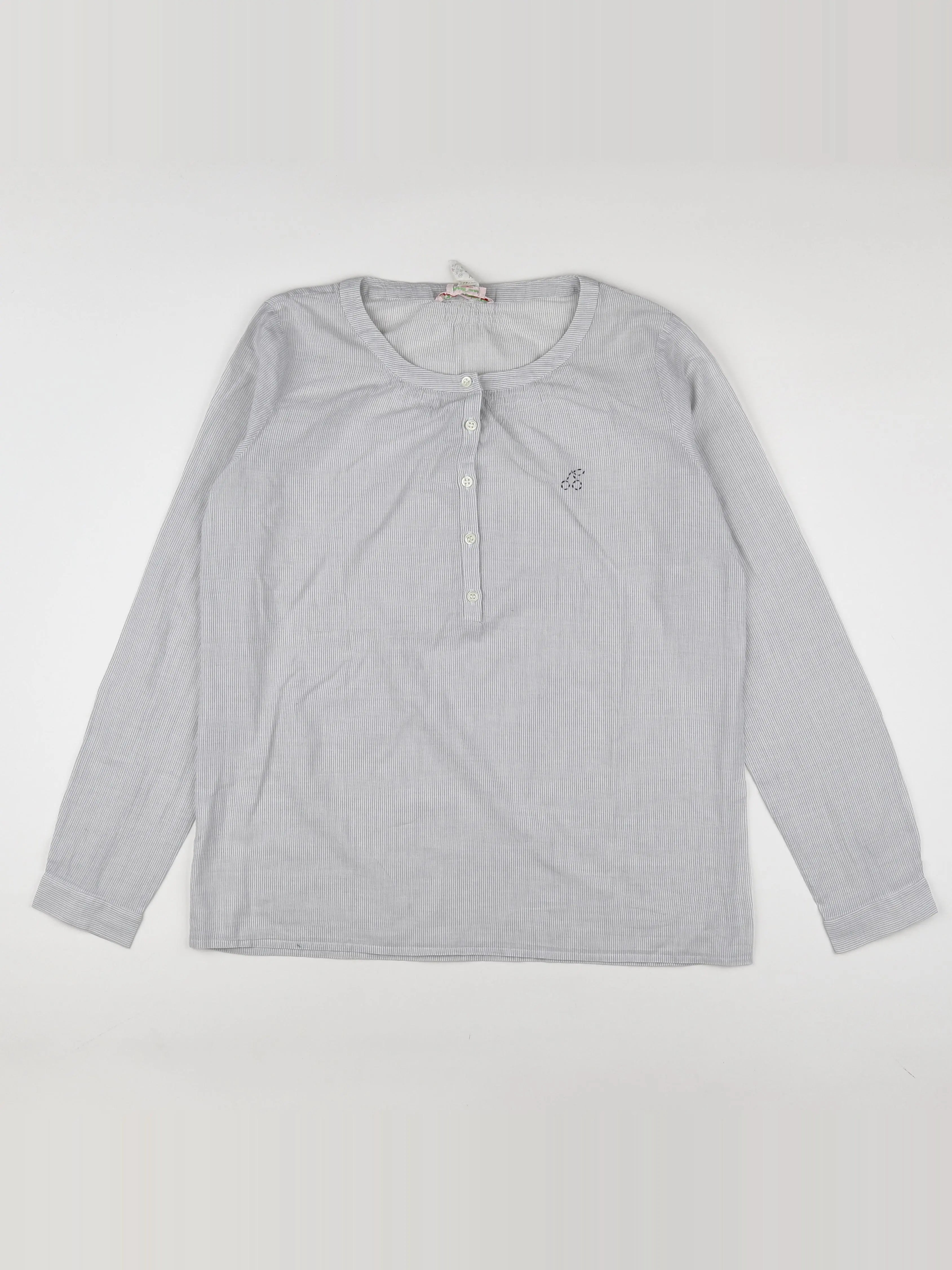 Bonpoint - blouse gris - 14 ans