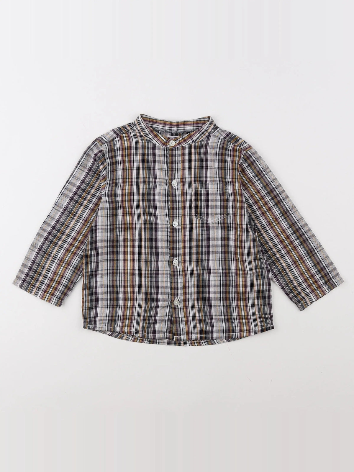 Boutchou - chemise beige, marron - 18 mois