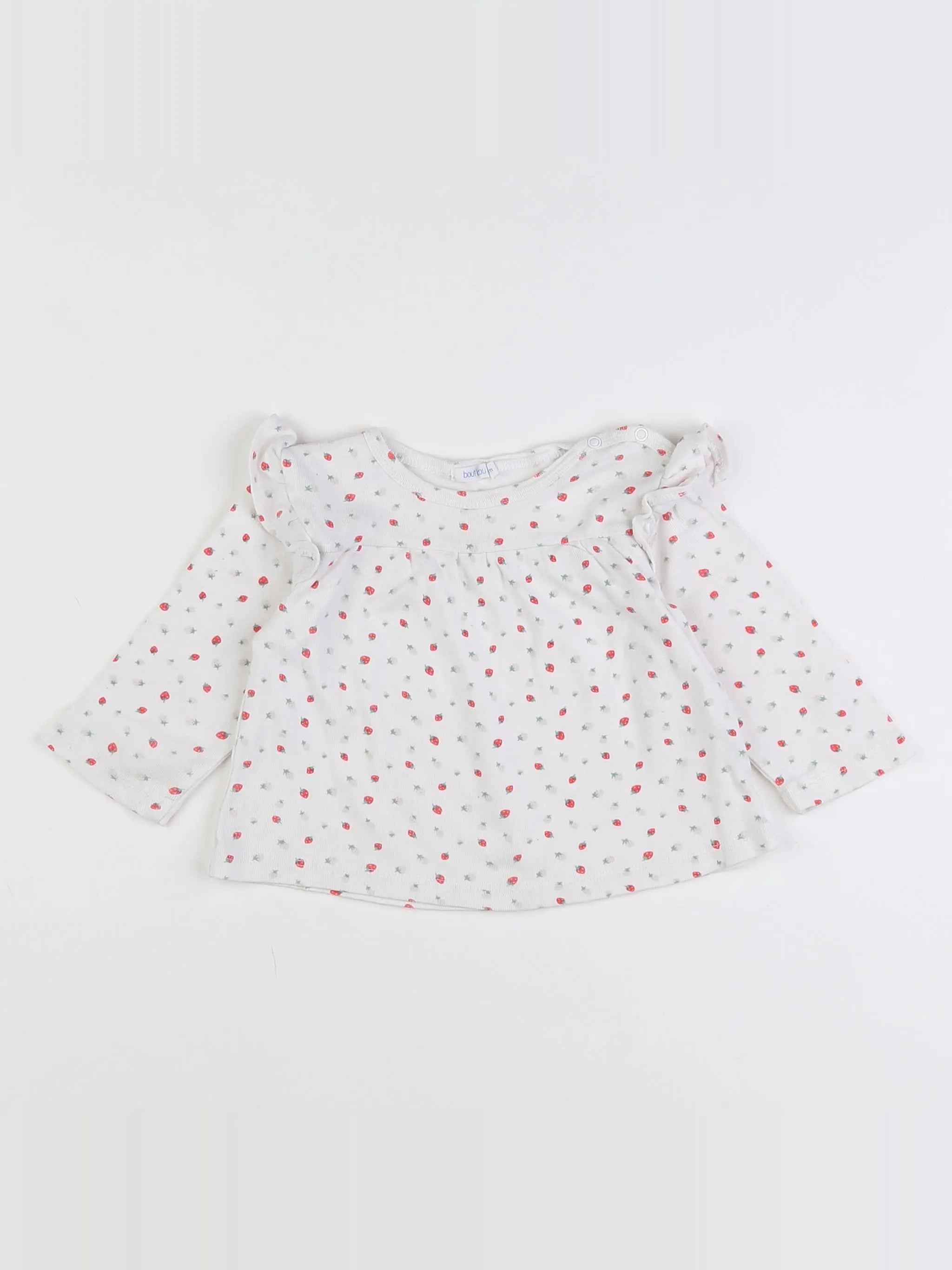 Boutchou - tee-shirt blanc - 12 mois