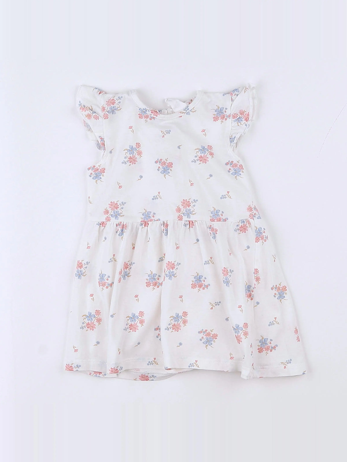 H&M - robe blanc, multicolore - 9 mois