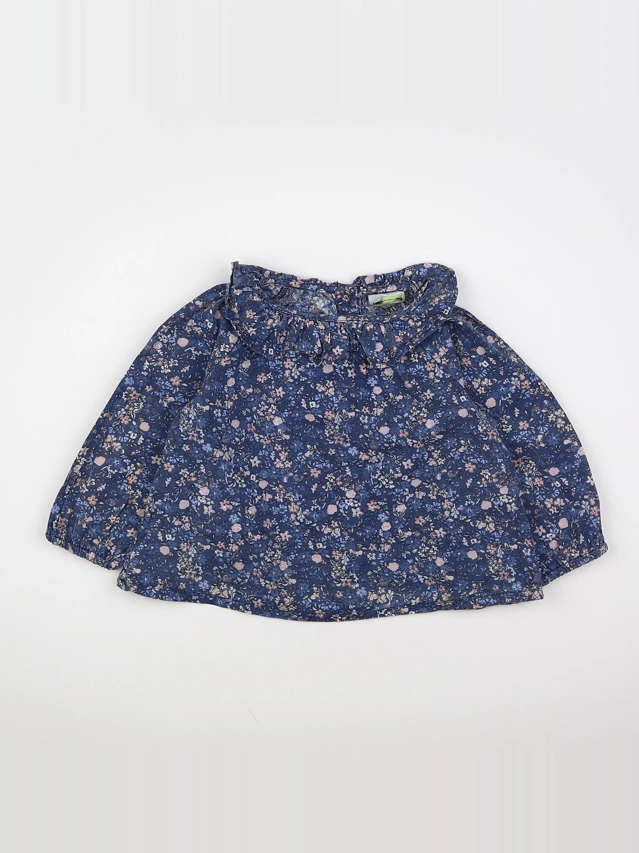 Tape à l'oeil - blouse bleu - 3 mois