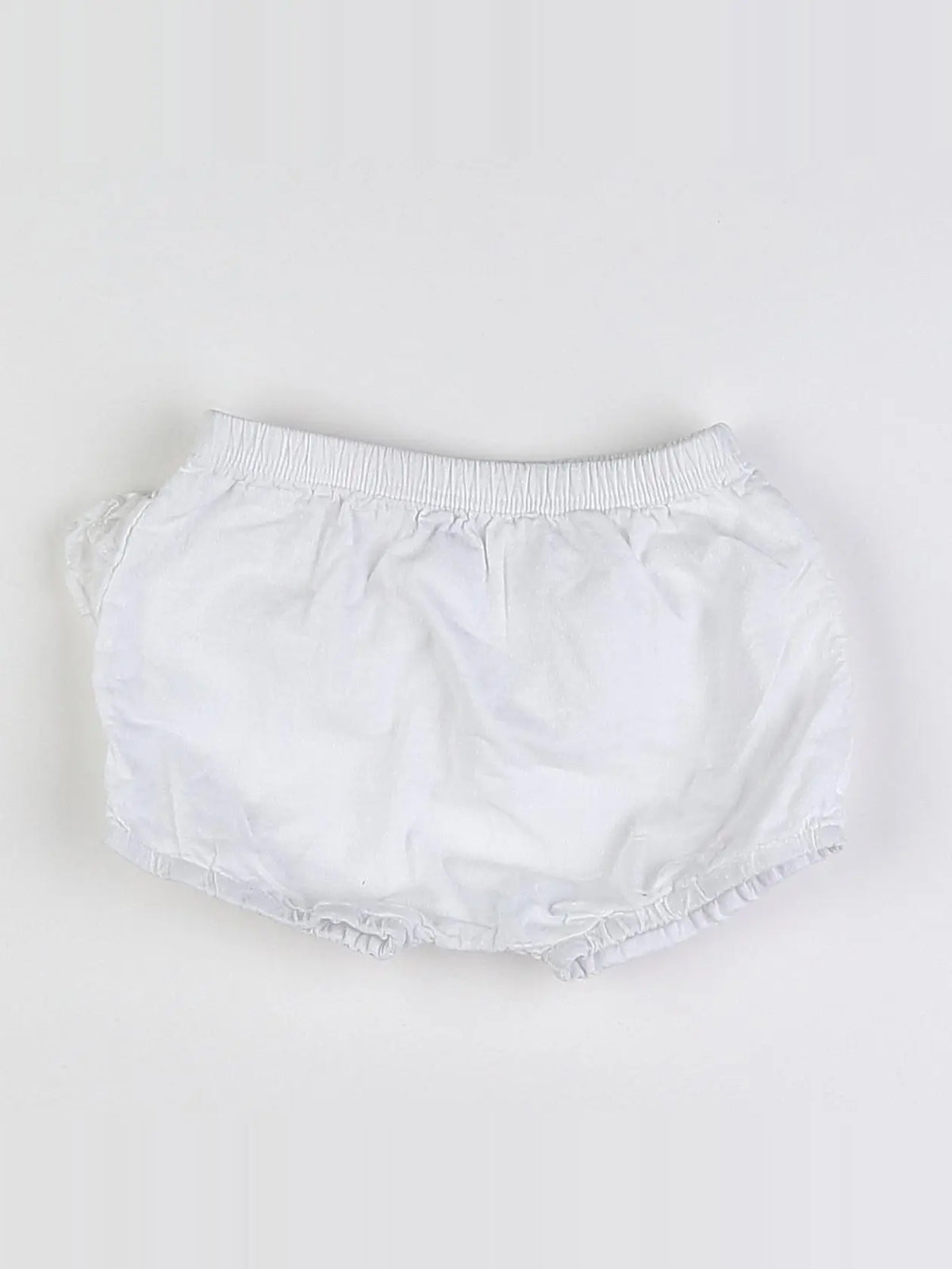 Petit Bateau - bloomer blanc - 12 mois