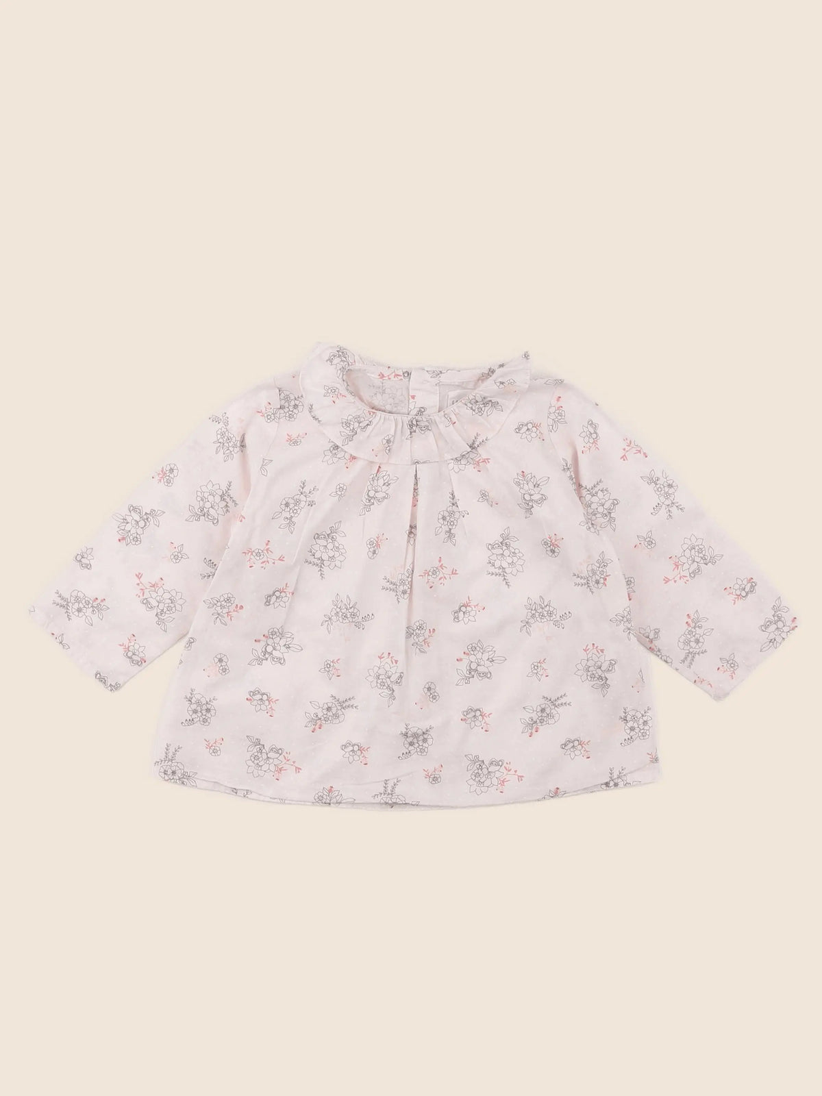 Carrément Beau - blouse rose - 12 mois