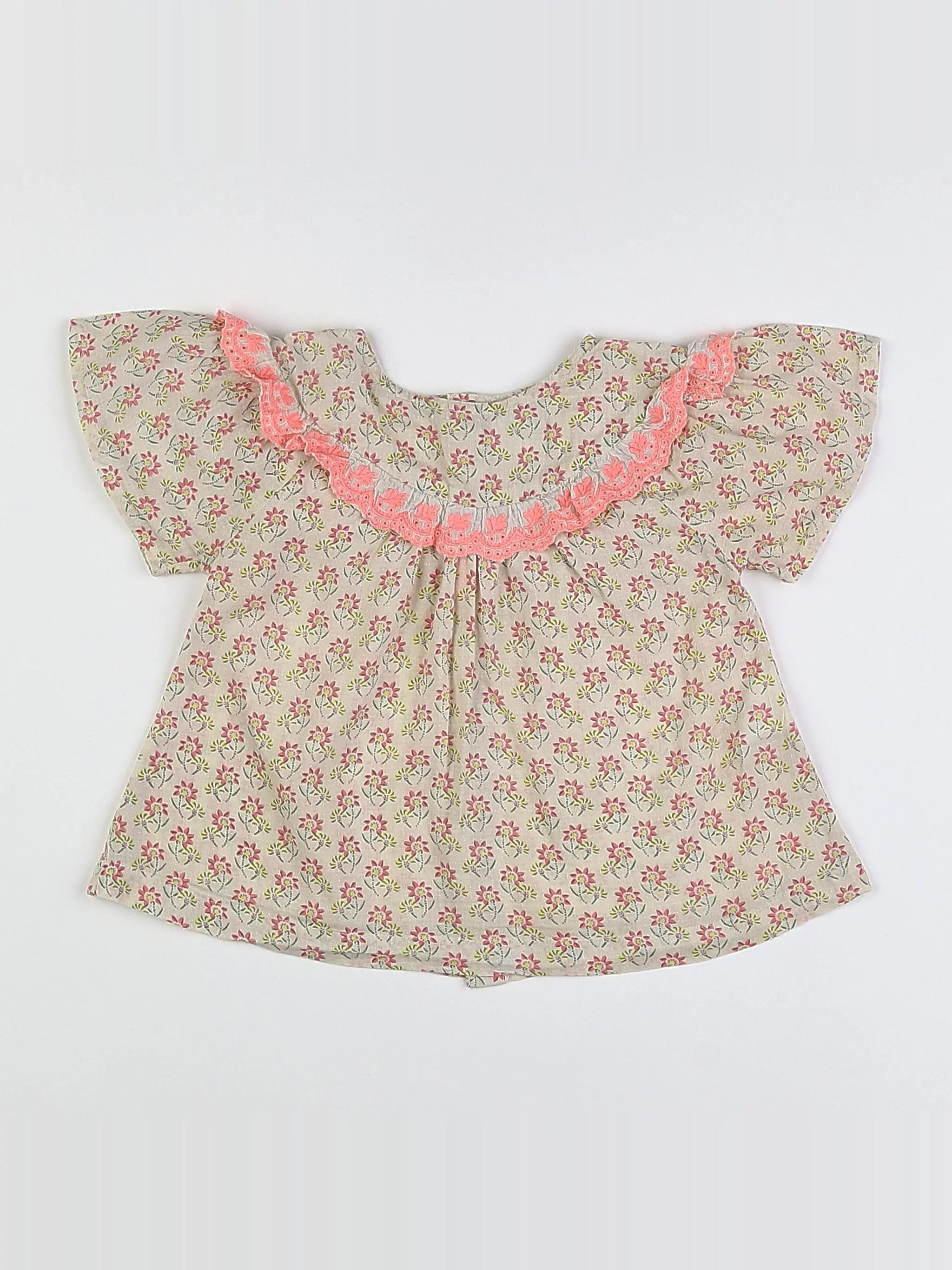 Bonheur du jour - blouse multicolore - 18 mois
