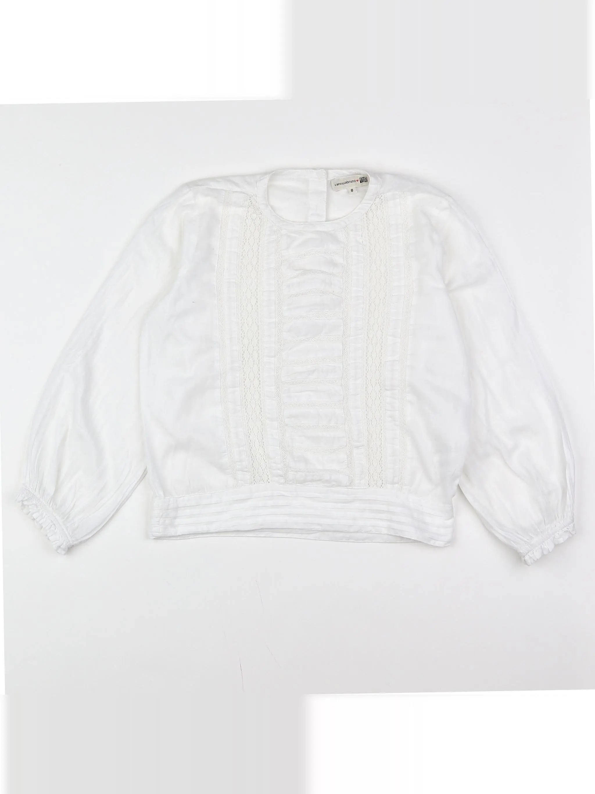 Bonton - blouse blanc - 8 ans