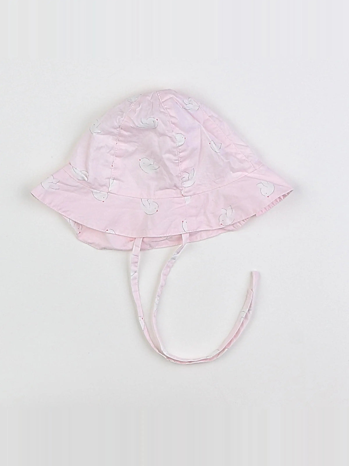 Jacadi - chapeau rose, blanc - 6 mois