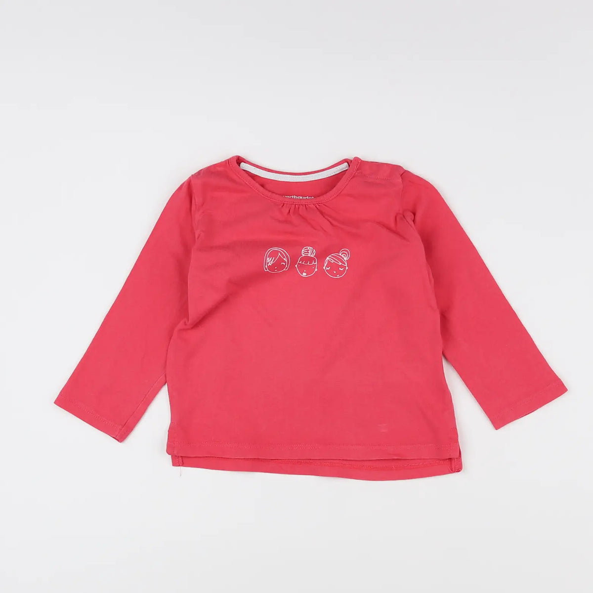 Vertbaudet - tee-shirt rose - 18 mois