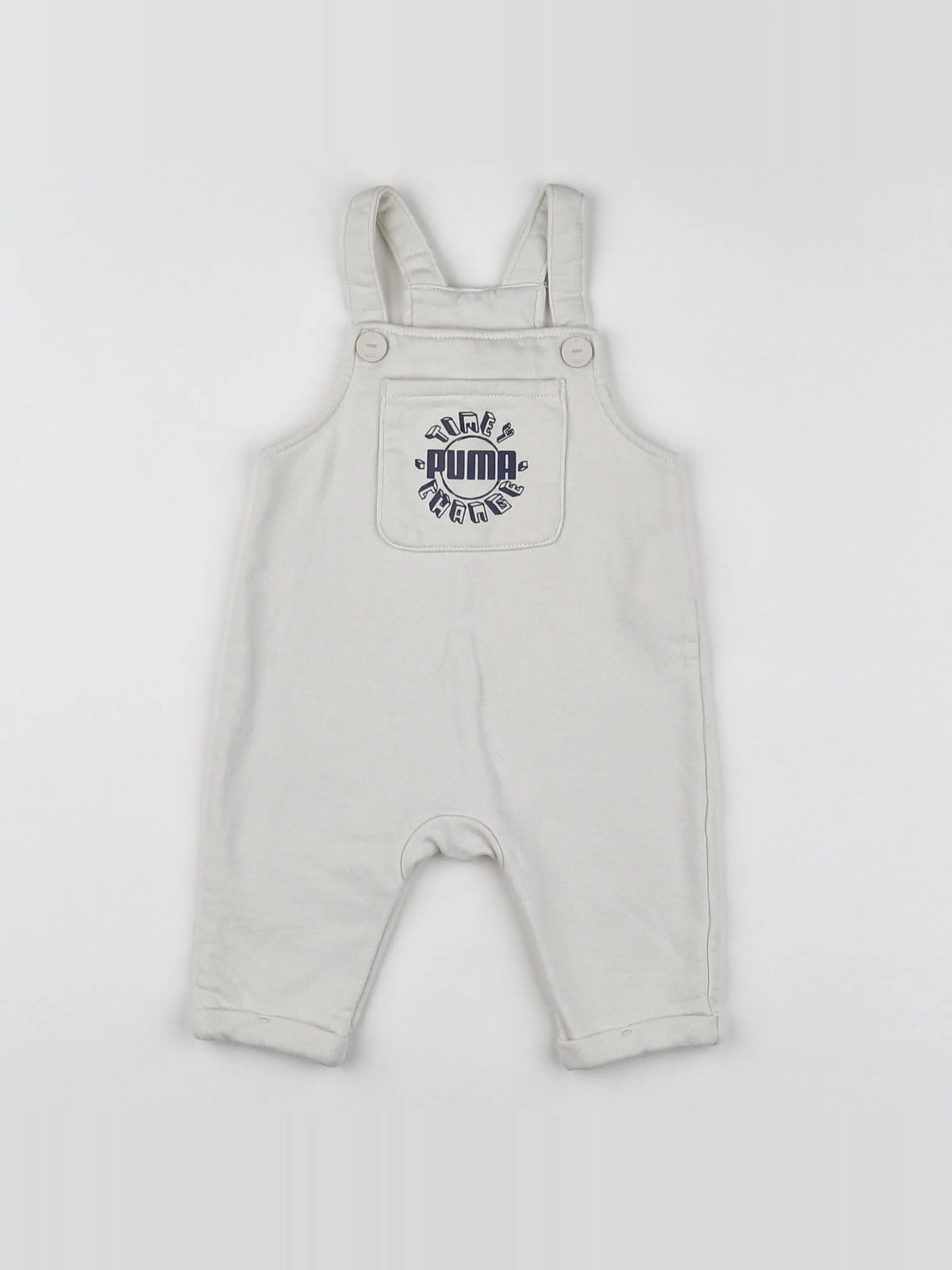 Puma - salopette beige, bleu - 3/6 mois