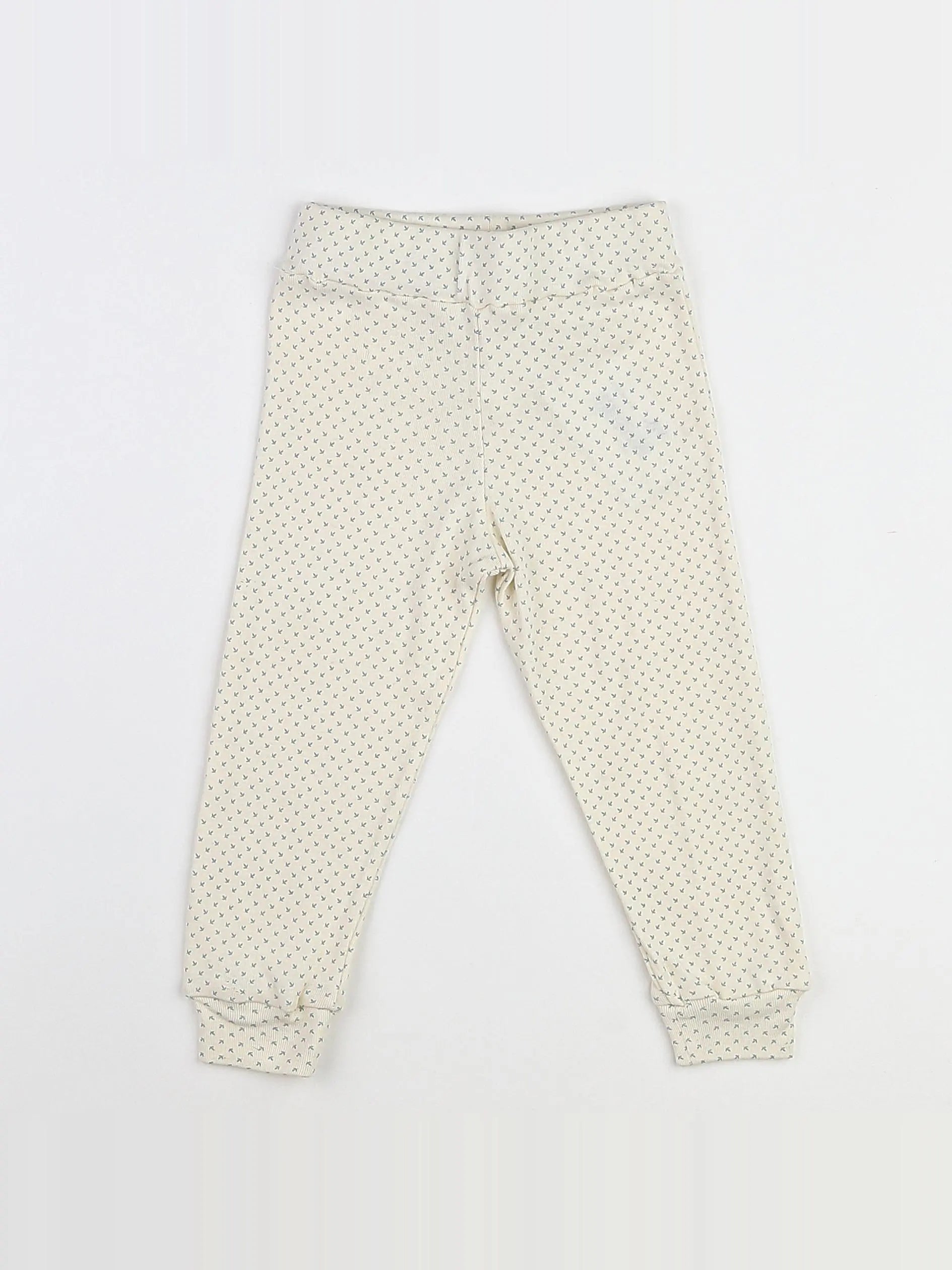 Talc - pyjama coton beige - 2  ans