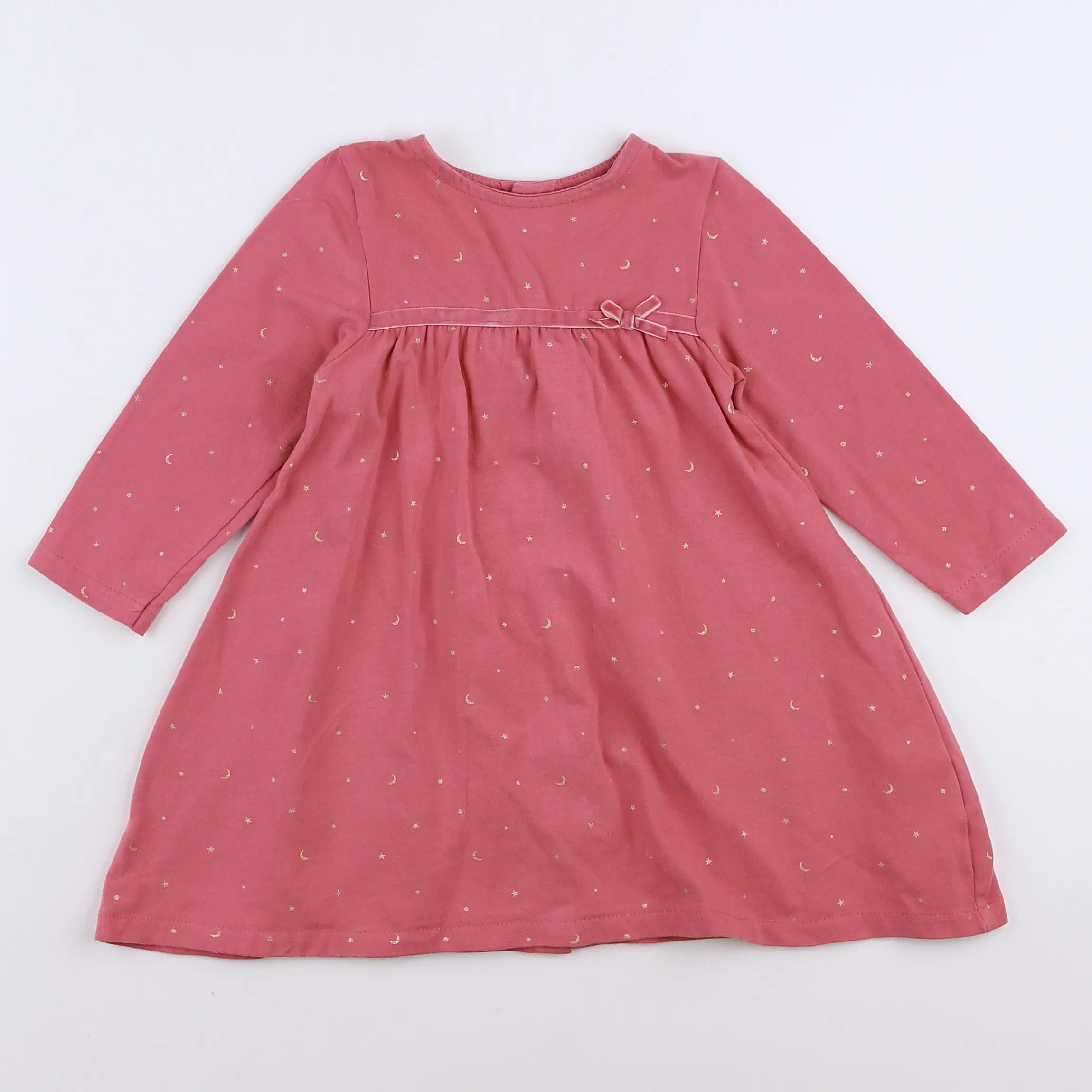 Vertbaudet - robe rose - 18 mois