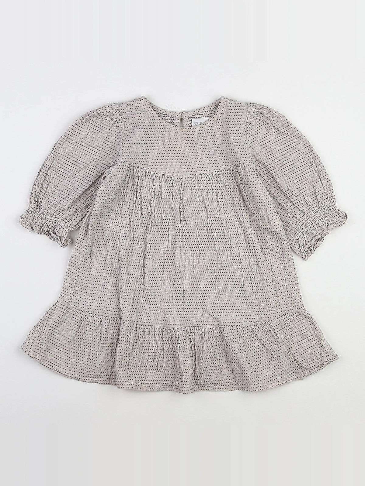 Zara - robe beige - 12/18 mois