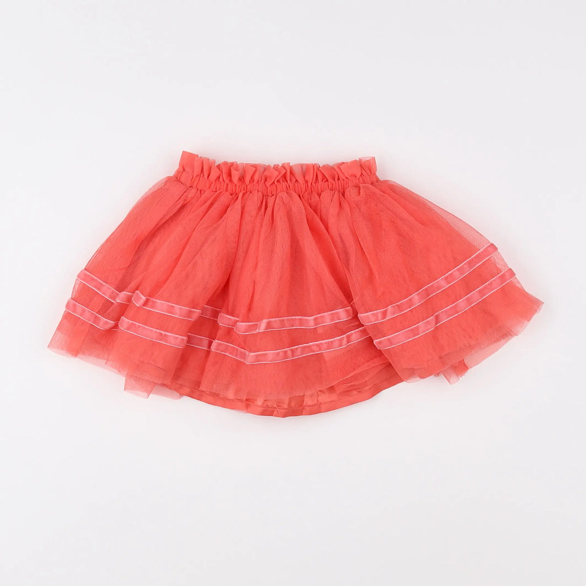 Vertbaudet - jupe orange - 12 mois
