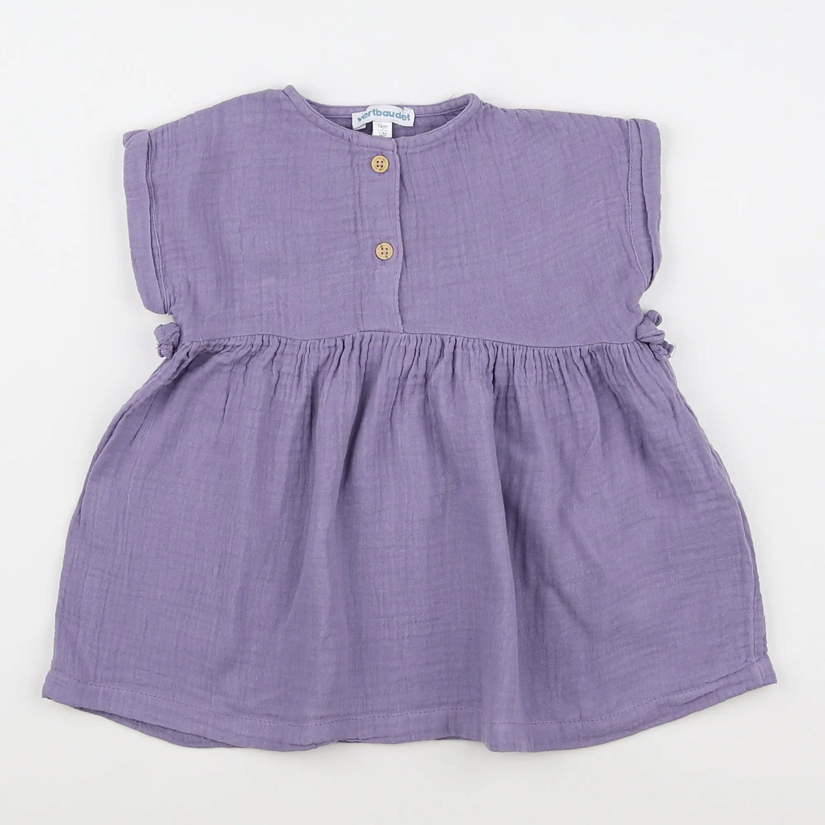 Vertbaudet - robe violet - 12 mois