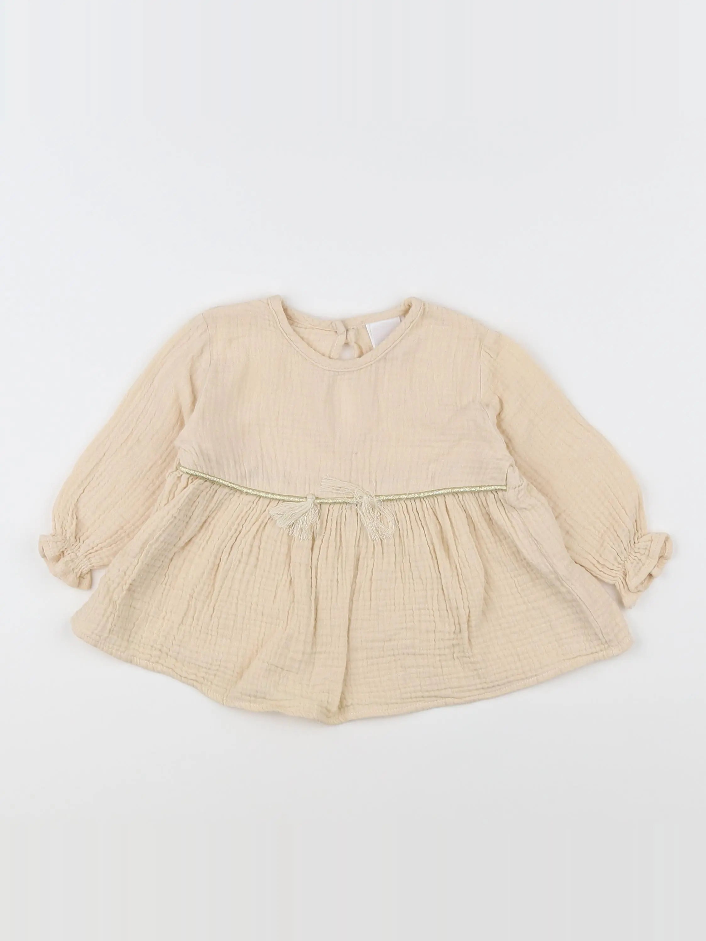 Pluum - blouse beige, or - 6 mois