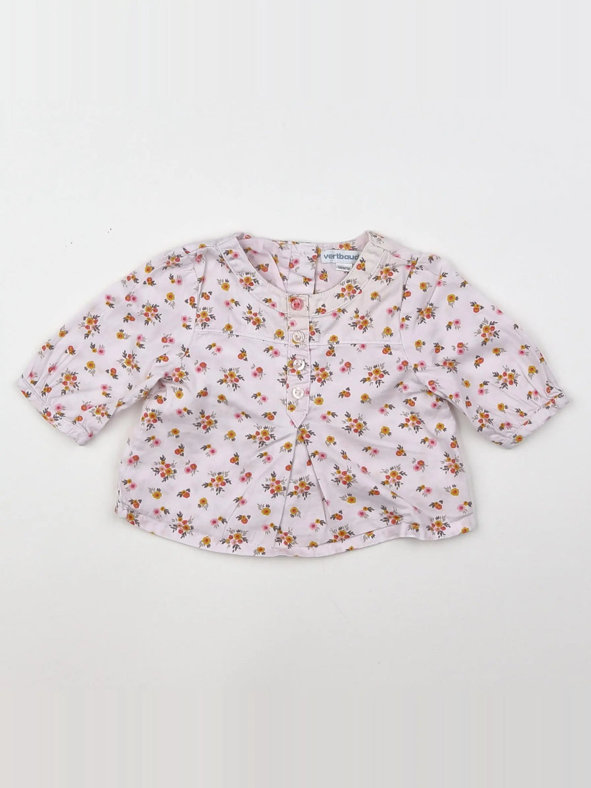 Vertbaudet - blouse multicolore - 1 mois