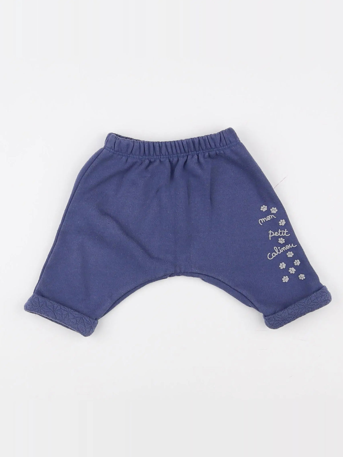 Vertbaudet - sarouel bleu - 3 mois