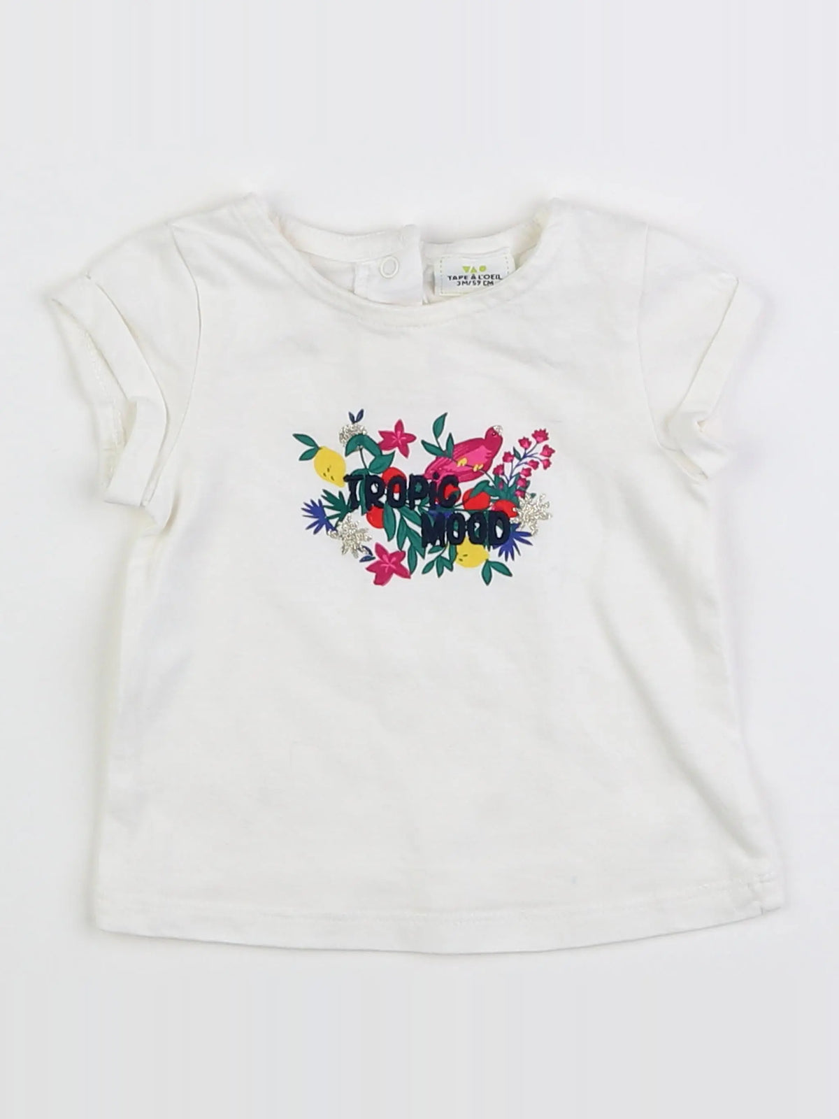 Tape à l'oeil - tee-shirt multicolore - 3 mois