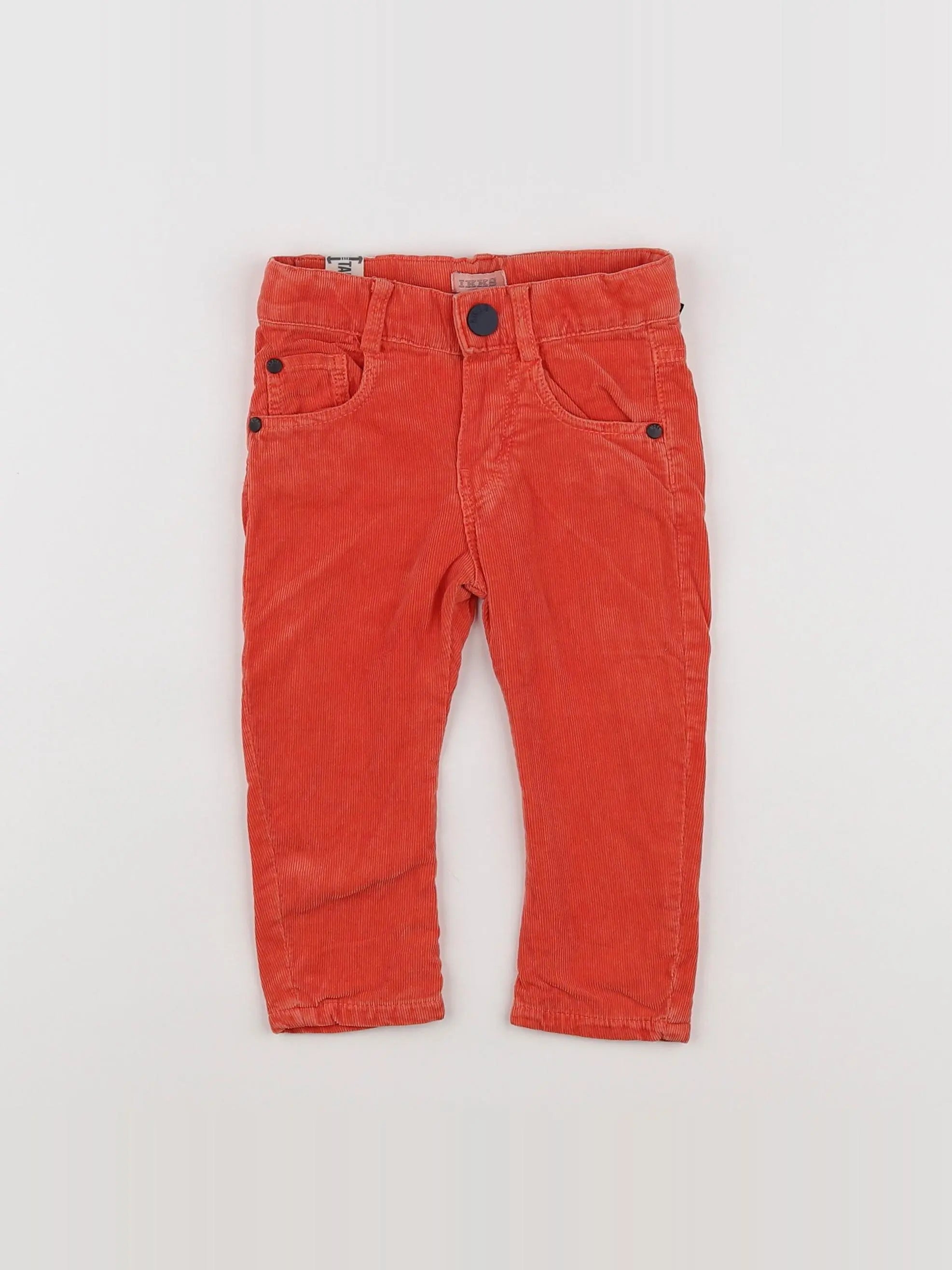 IKKS - pantalon orange - 6 mois