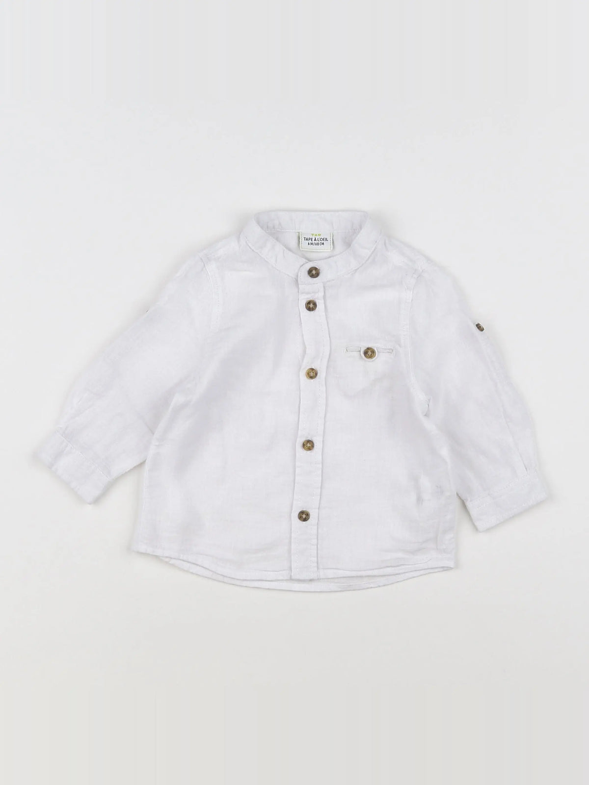 Tape à l'oeil - chemise blanc - 6 mois