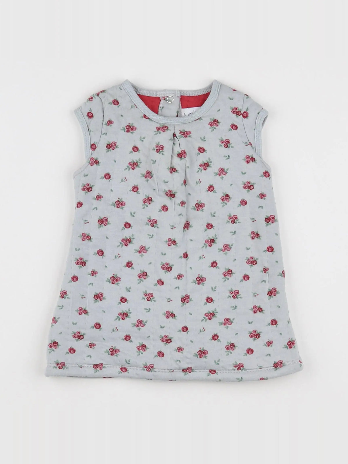 Petit Bateau - robe bleu - 6 mois