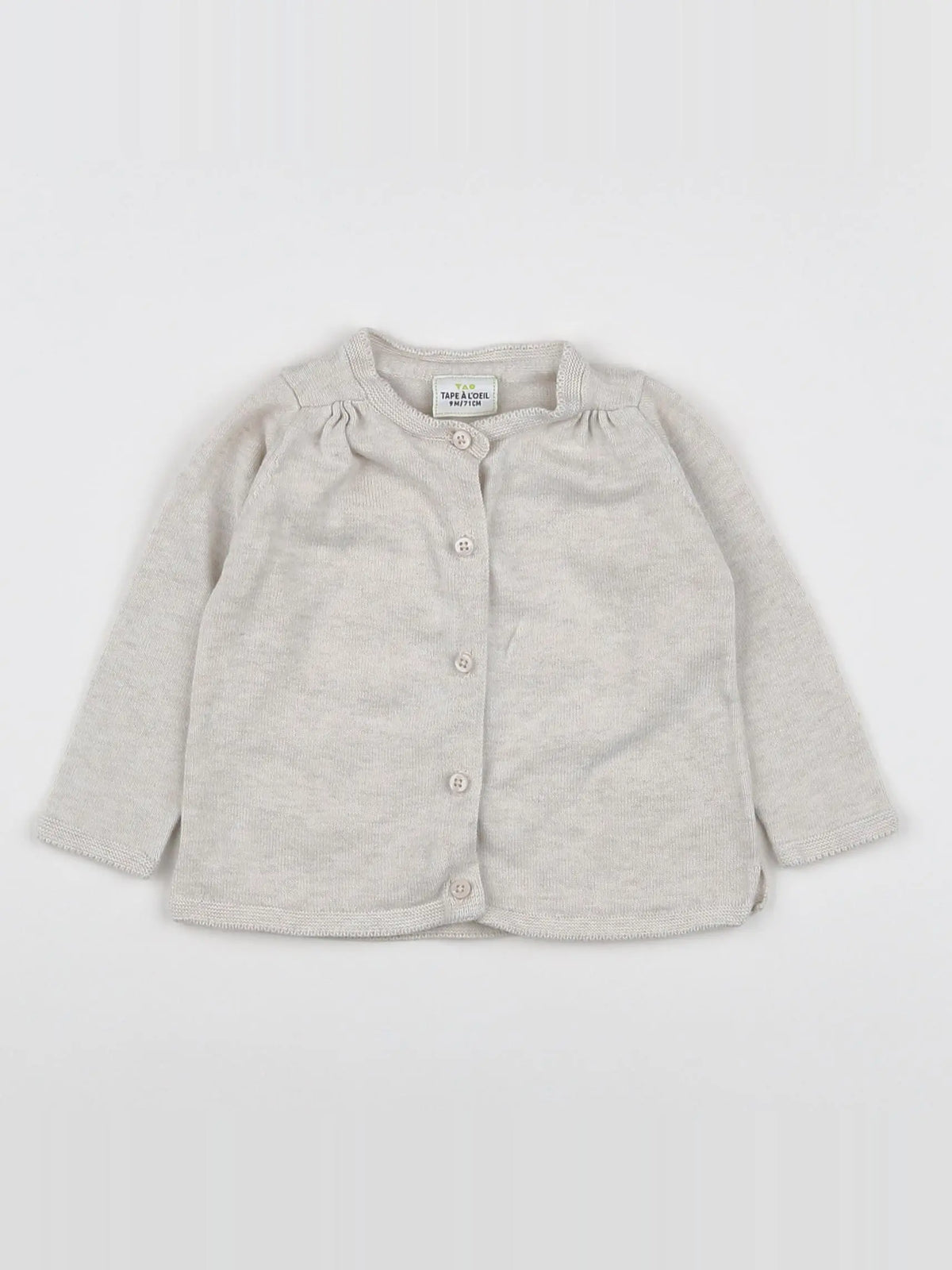 Tape à l'oeil - gilet beige - 3 mois