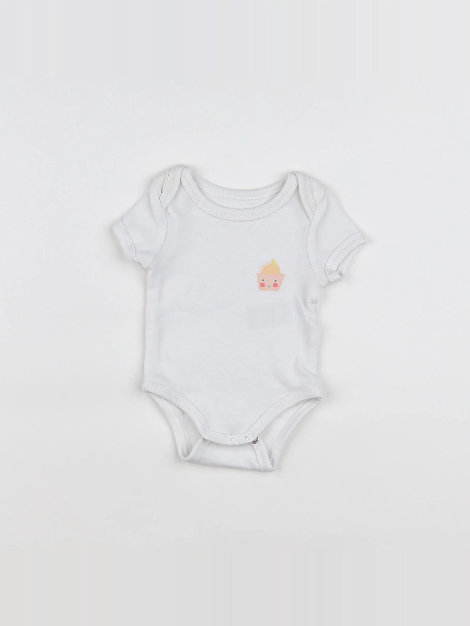 Vertbaudet - body blanc - 1 mois