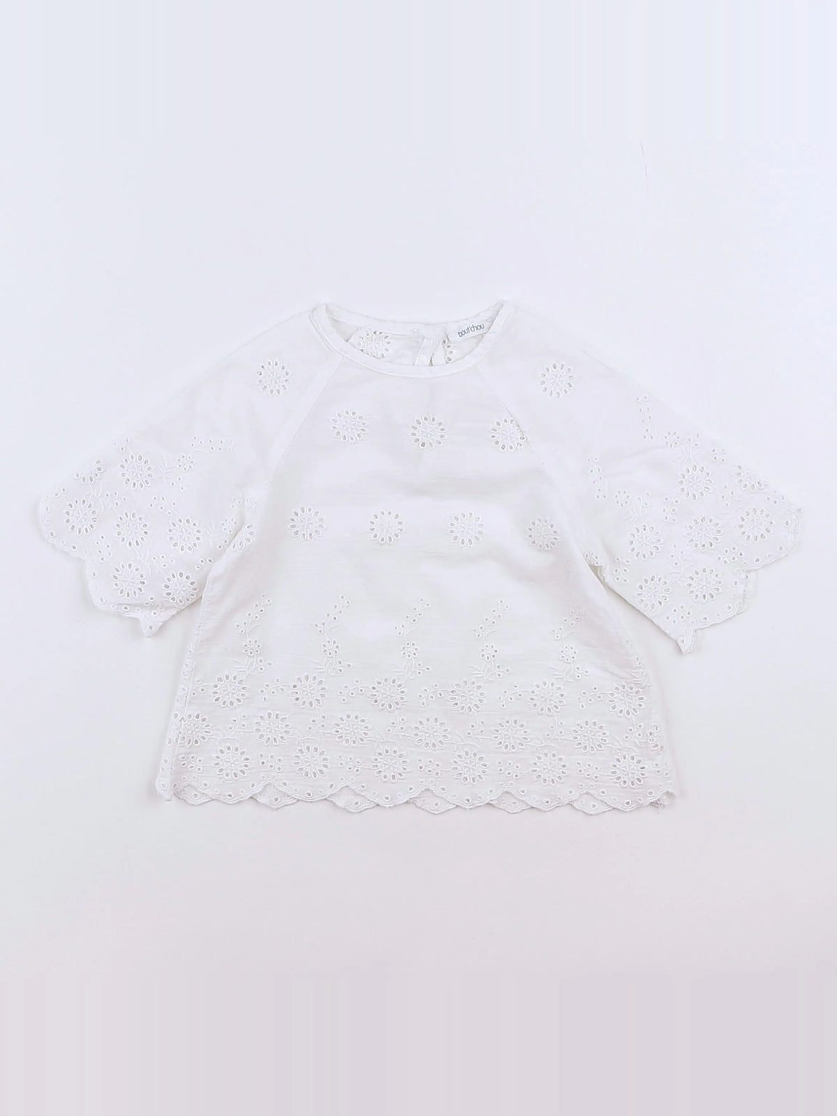 Boutchou - blouse blanc - 9 mois