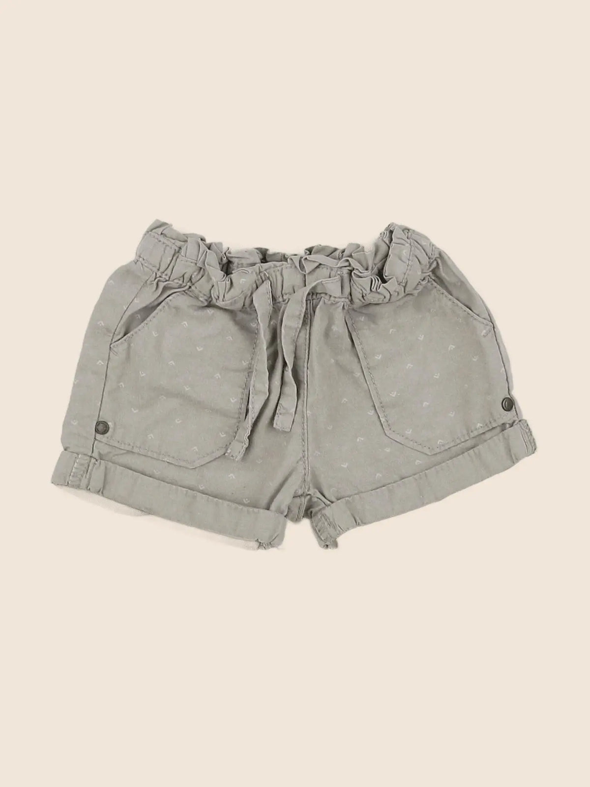 Vertbaudet - short vert - 12 mois