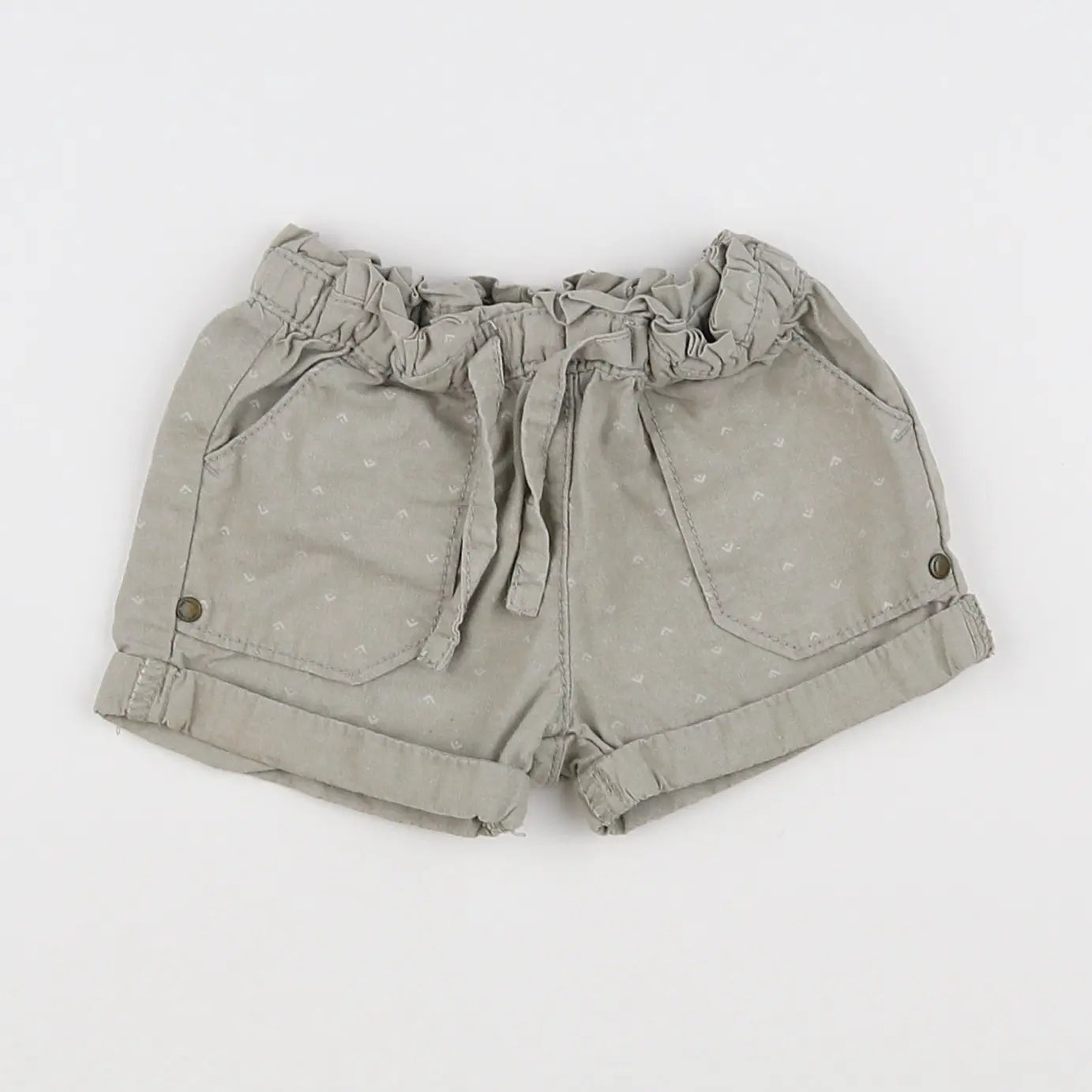 Vertbaudet - short vert - 12 mois