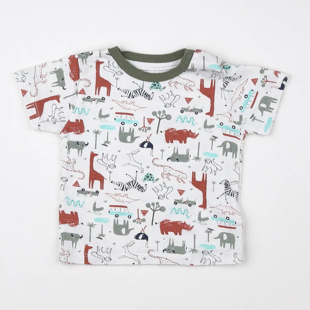 Vertbaudet - tee-shirt multicolore - 3 mois