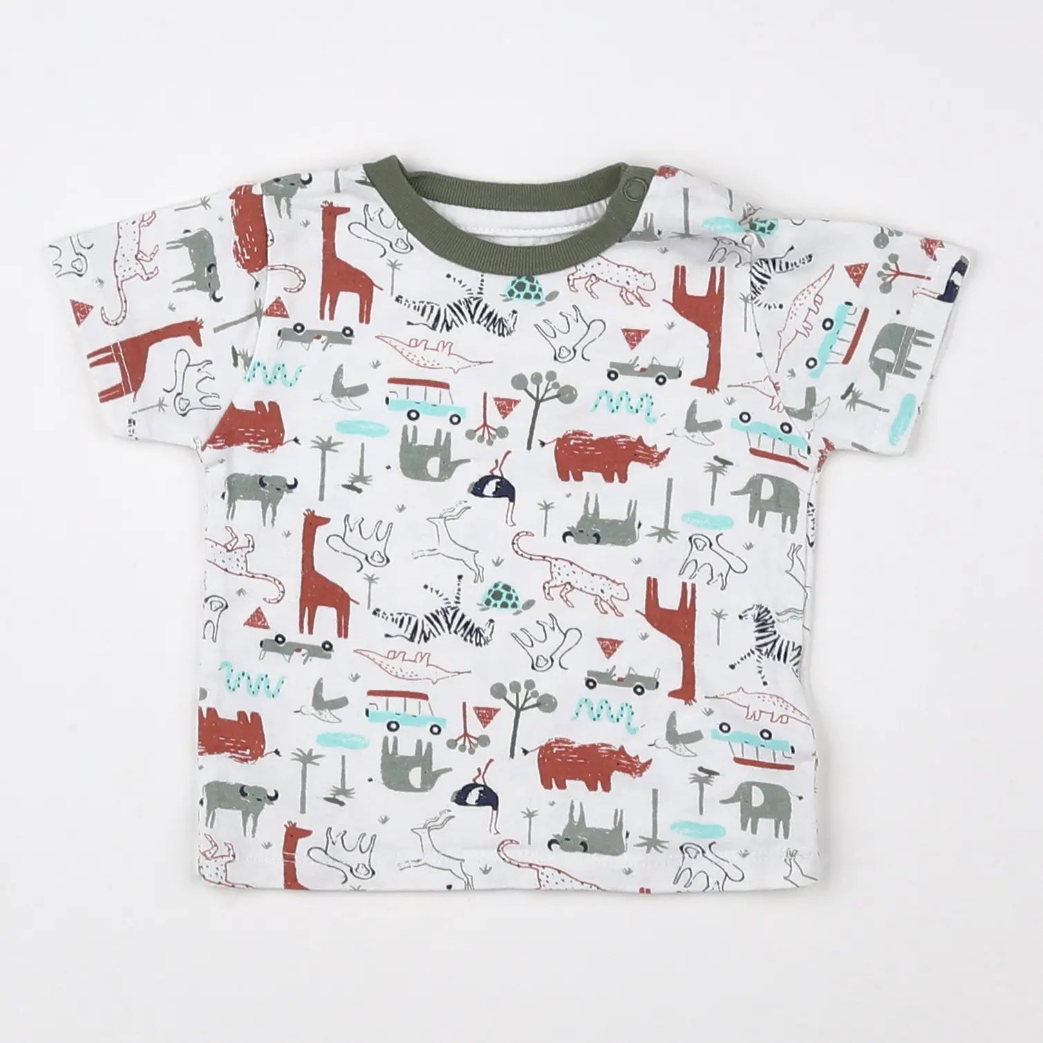 Vertbaudet - tee-shirt multicolore - 3 mois
