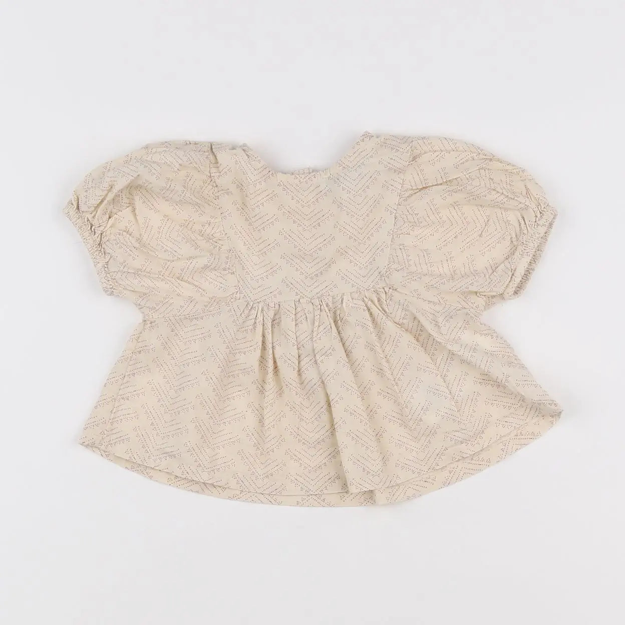 Vertbaudet - blouse beige - 6 mois