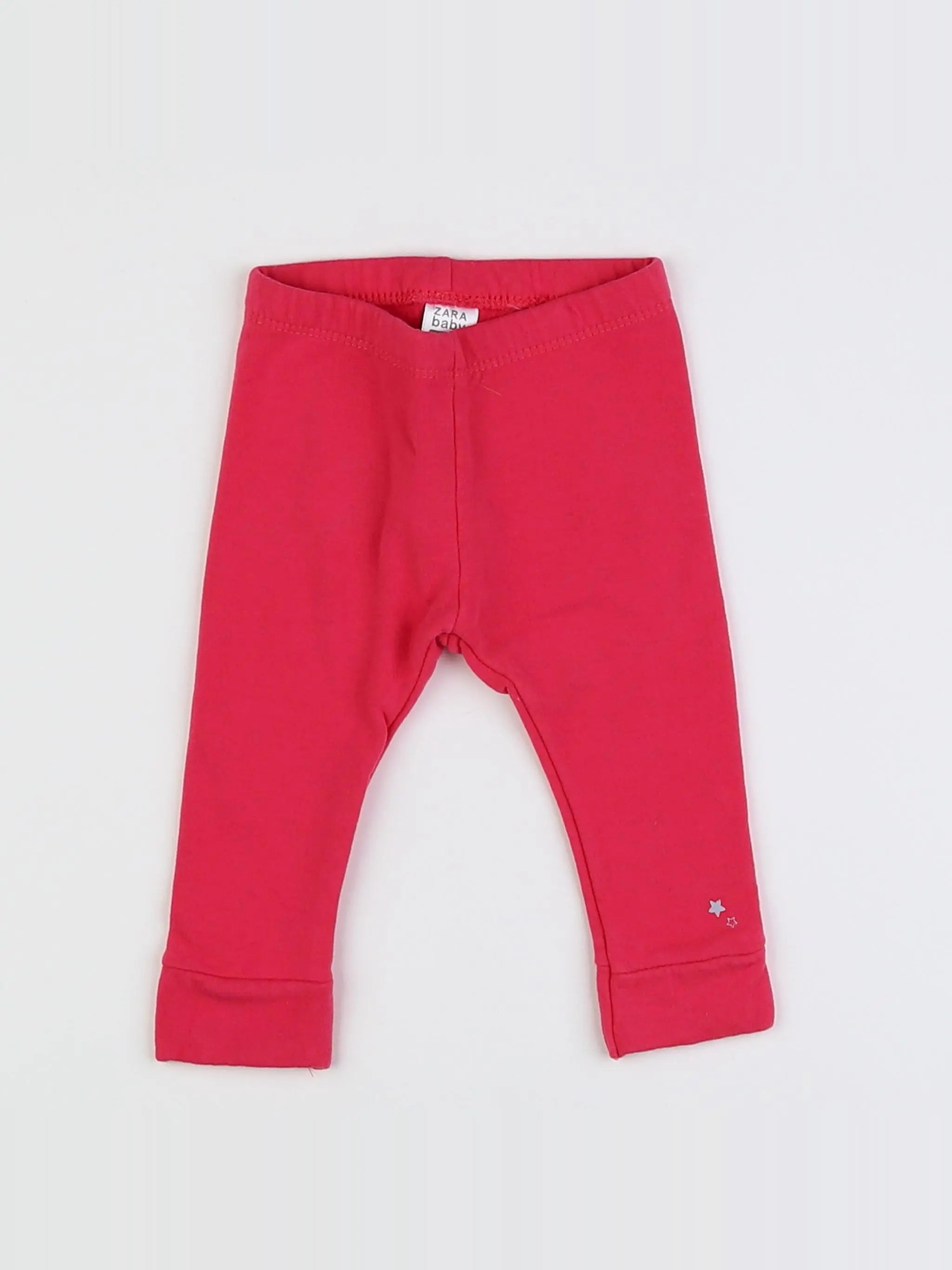 Zara - legging rose - 6/9 mois