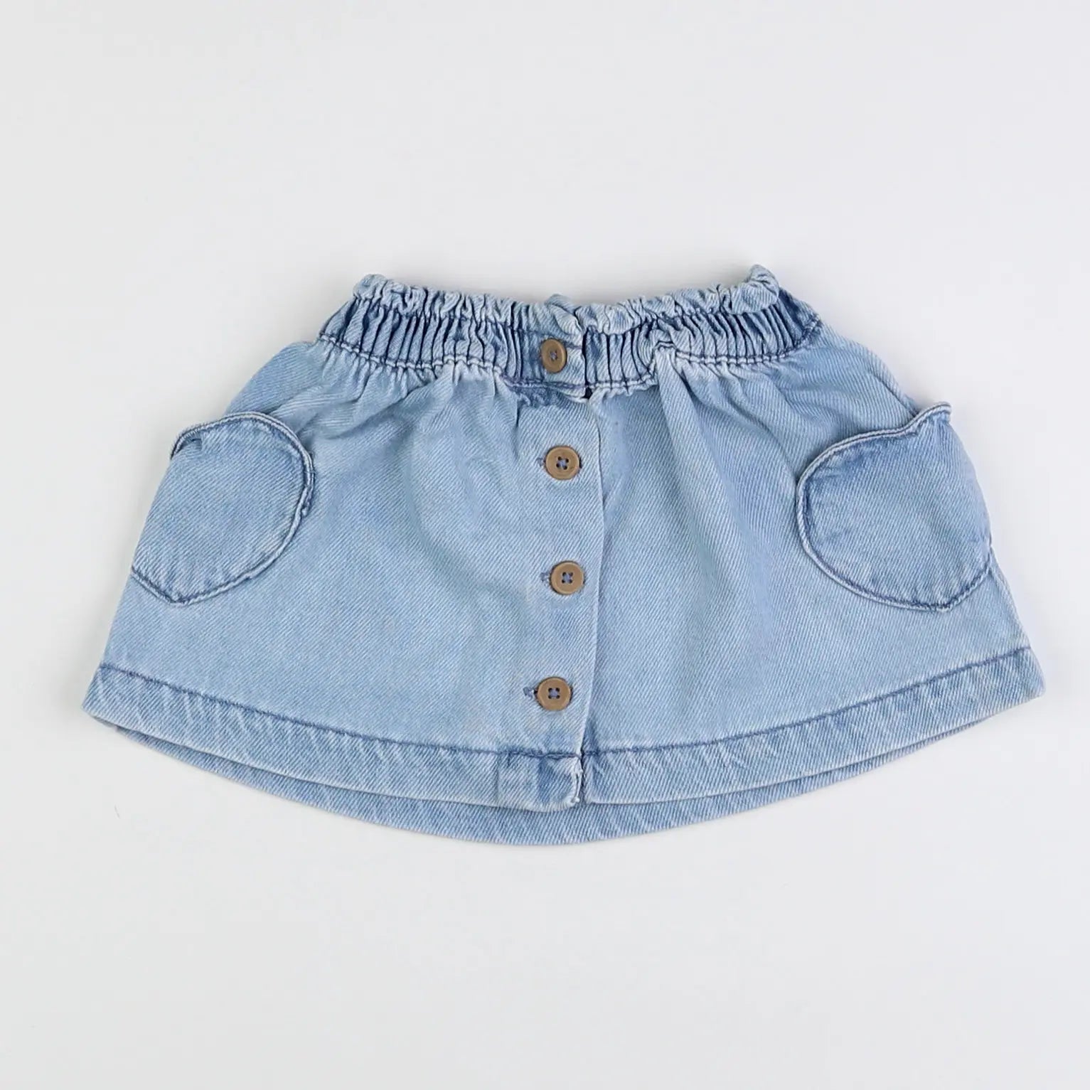 Vertbaudet - jupe bleu - 9 mois