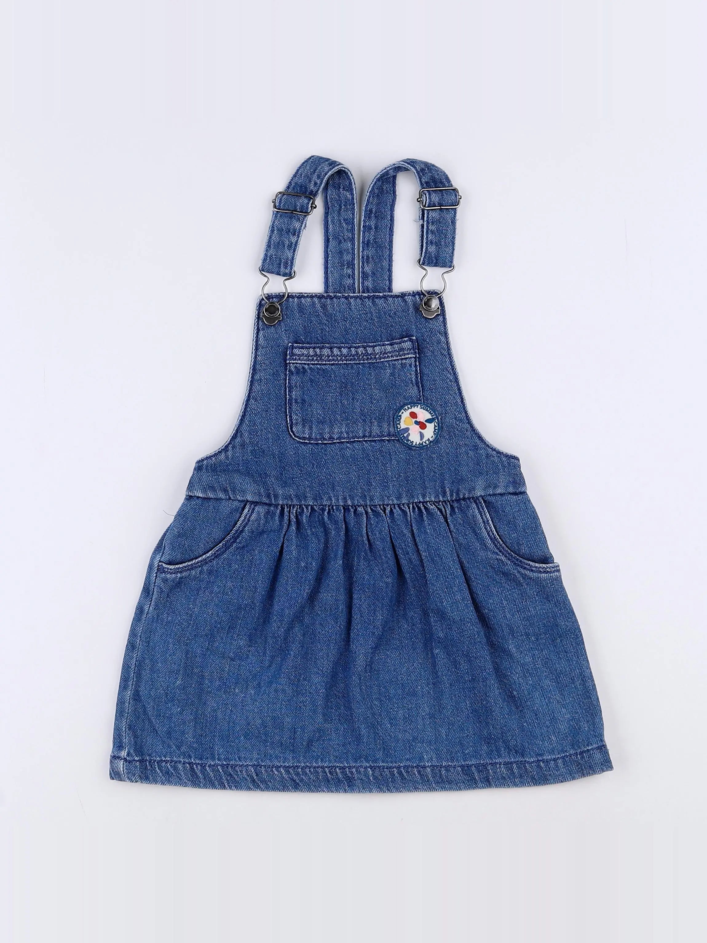 Vertbaudet - robe bleu - 2 ans