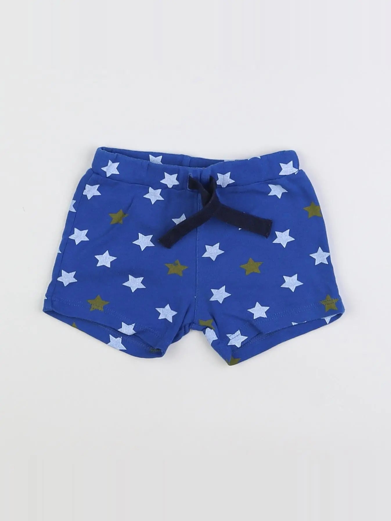 Petit Bateau - short bleu - 12 mois