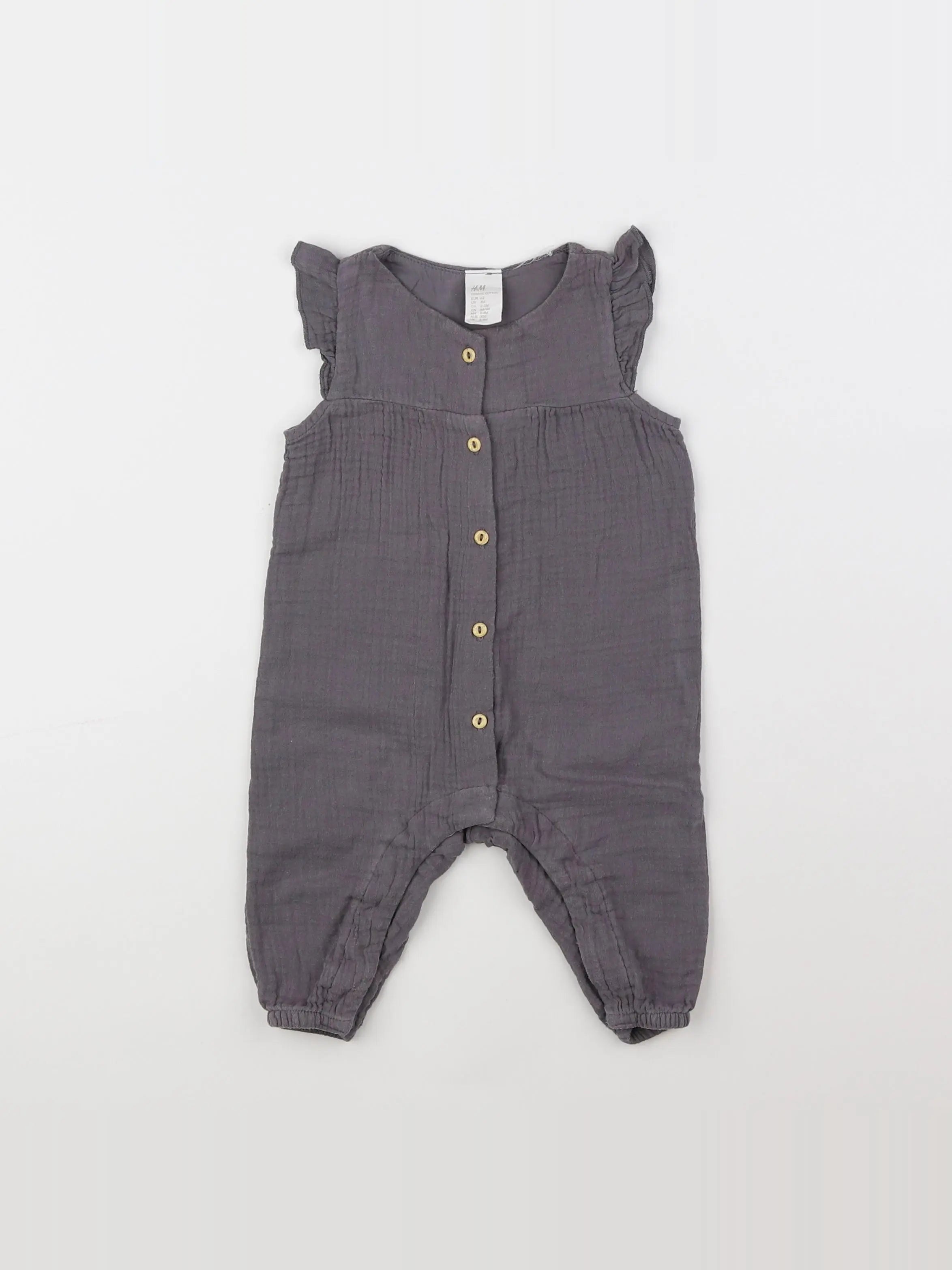 H&M - combinaison gris - 3 mois