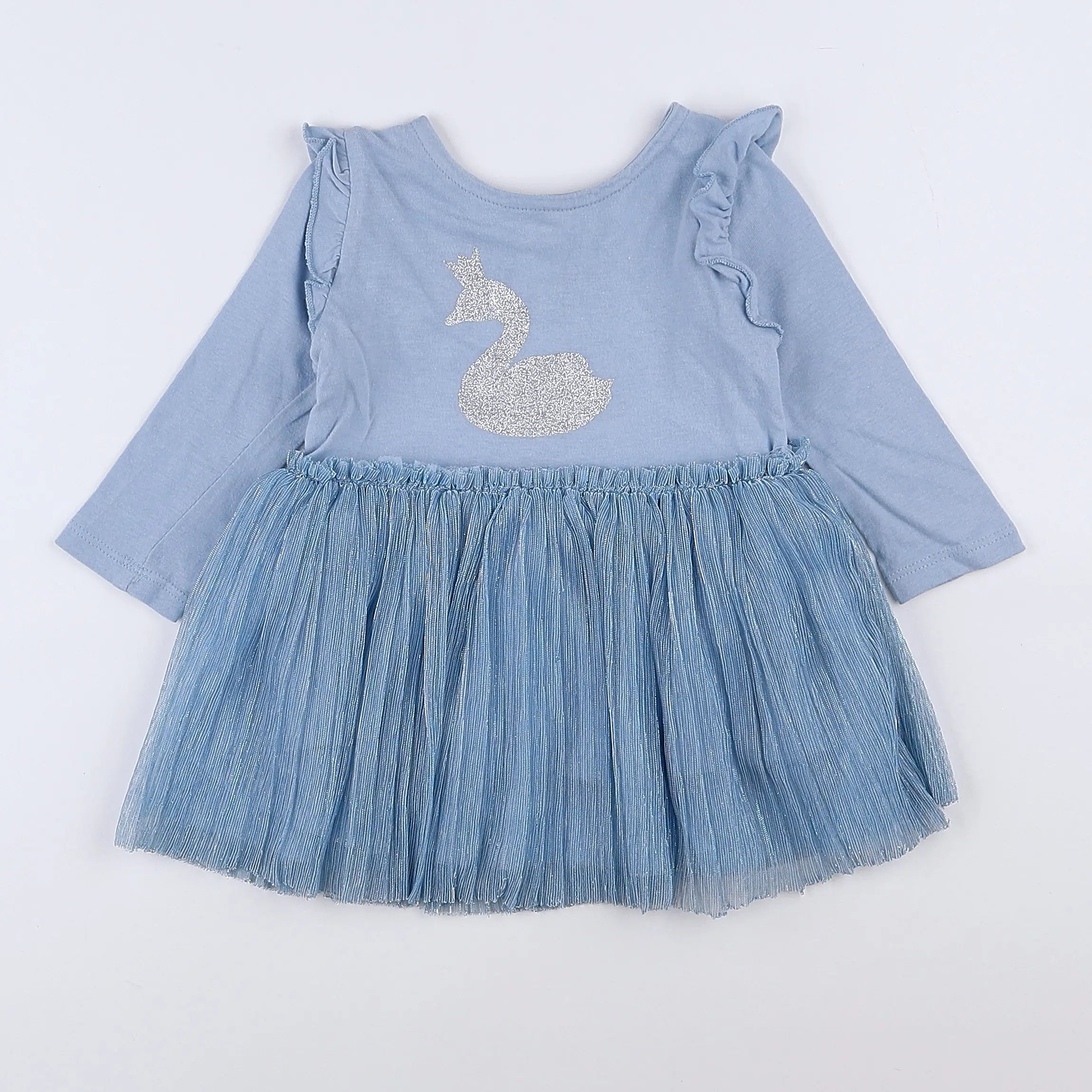 Vertbaudet - robe bleu - 9 mois
