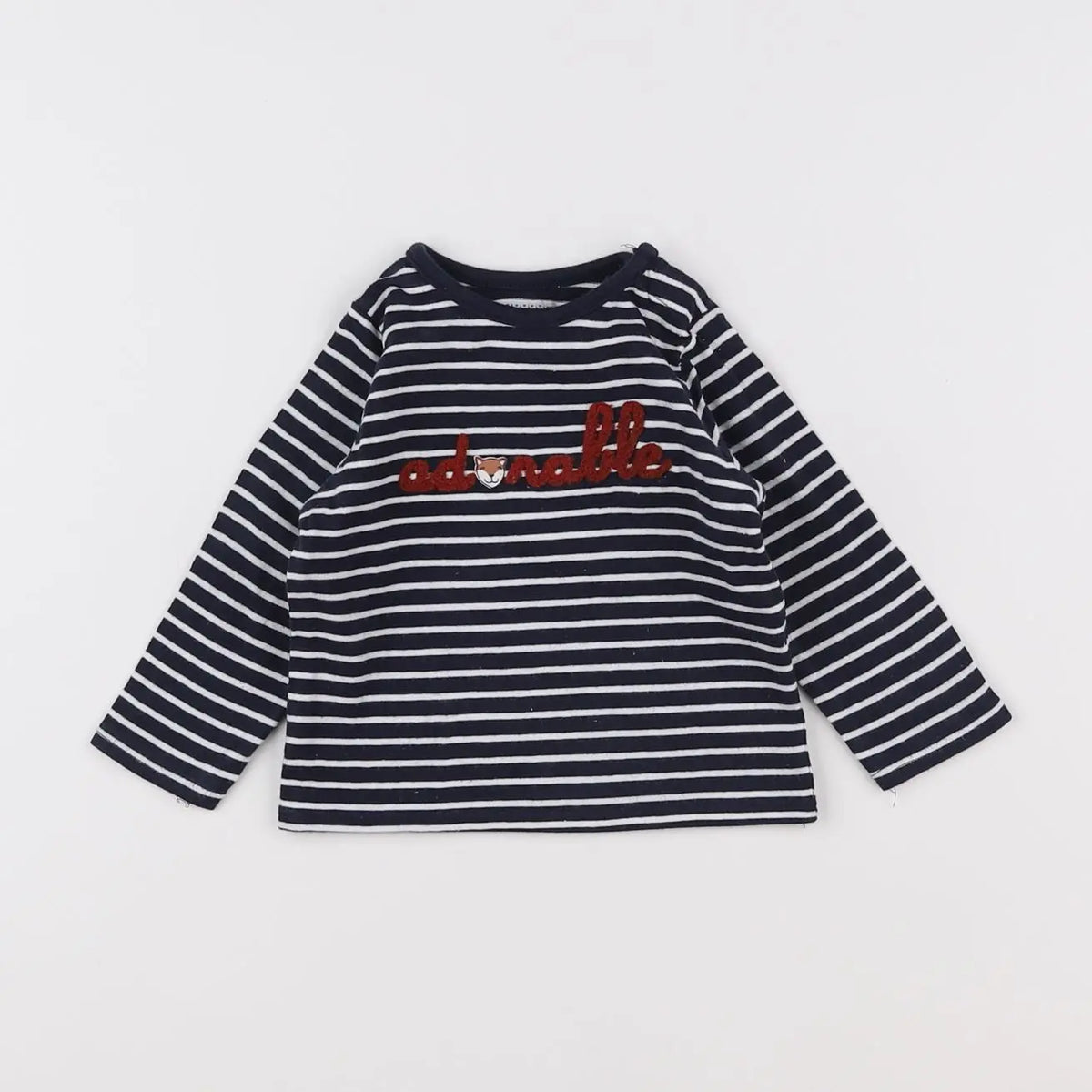 Vertbaudet - tee-shirt bleu - 6 mois