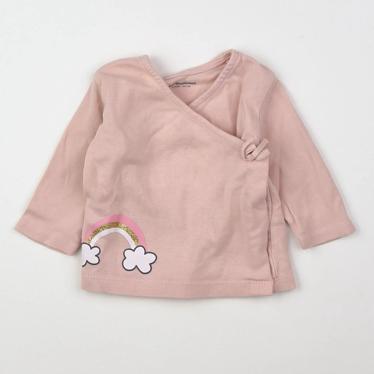 Vertbaudet - tee-shirt rose - 3 mois
