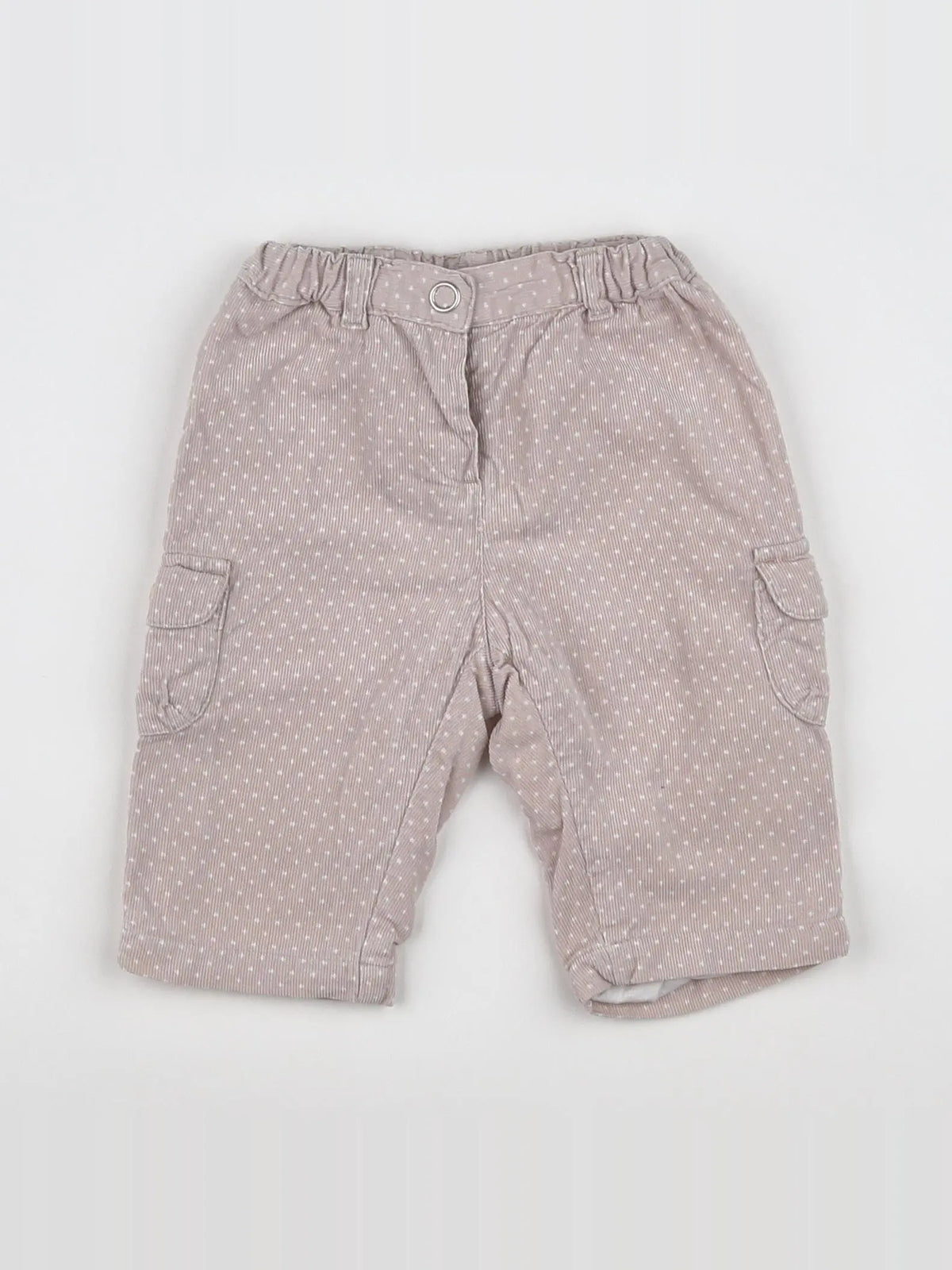 Petit Bateau - pantalon rose, blanc - 6 mois