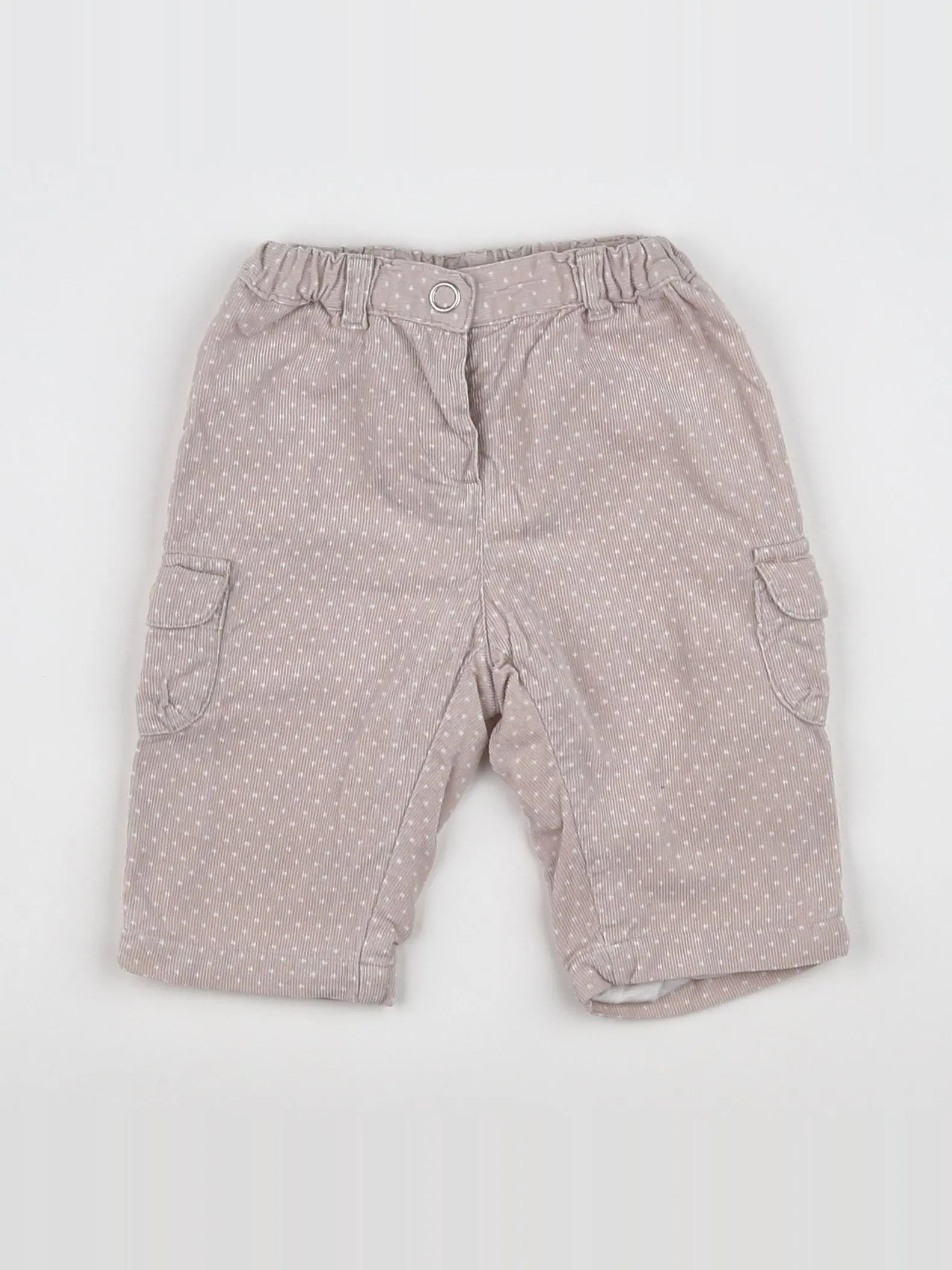 Petit Bateau - pantalon rose, blanc - 6 mois