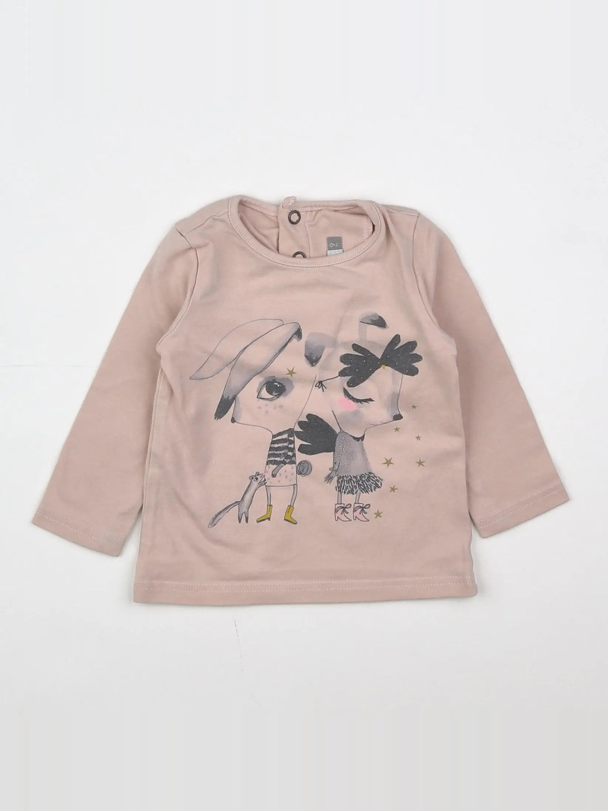 Catimini - tee-shirt rose - 9 mois