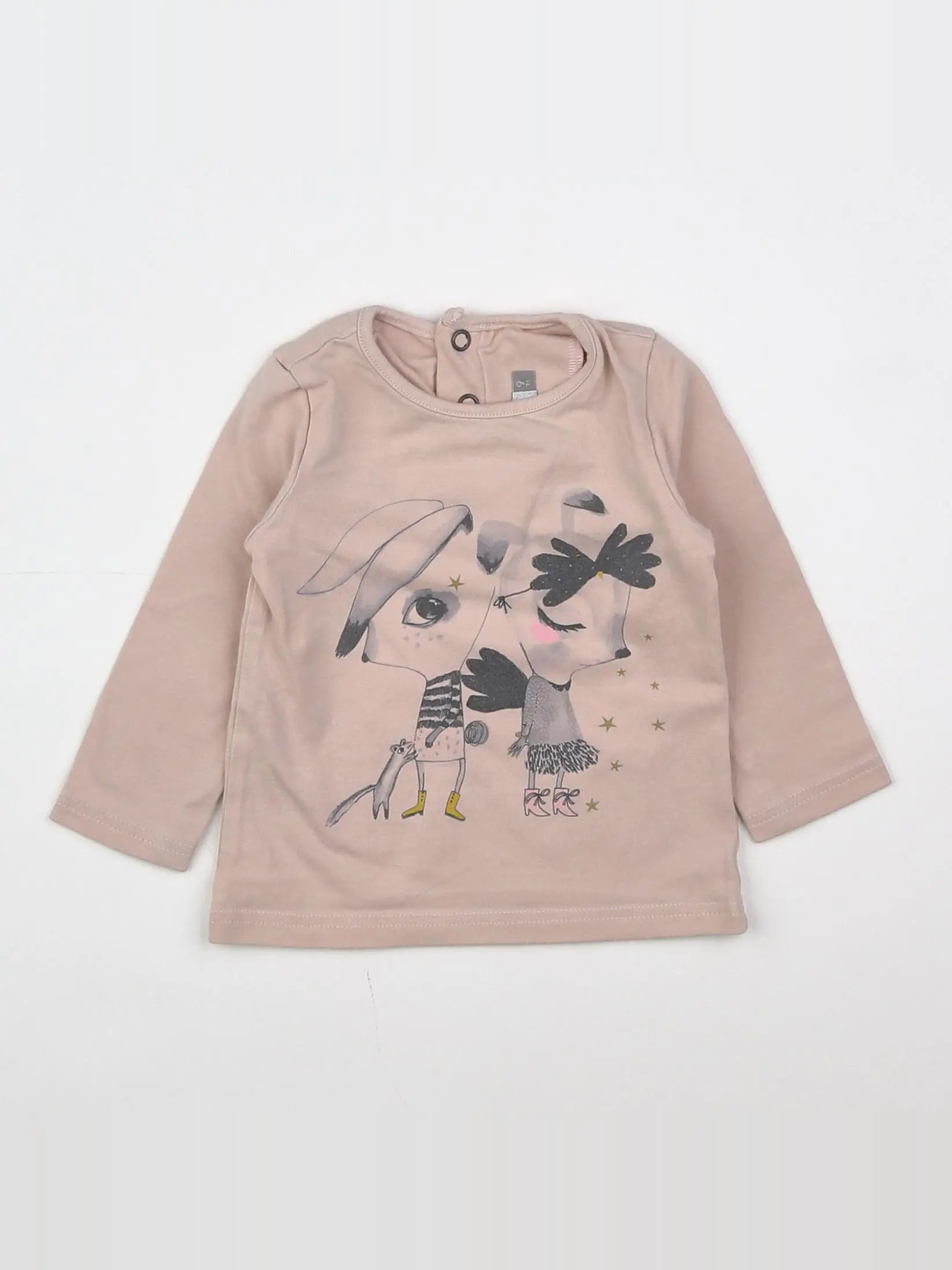 Catimini - tee-shirt rose - 9 mois