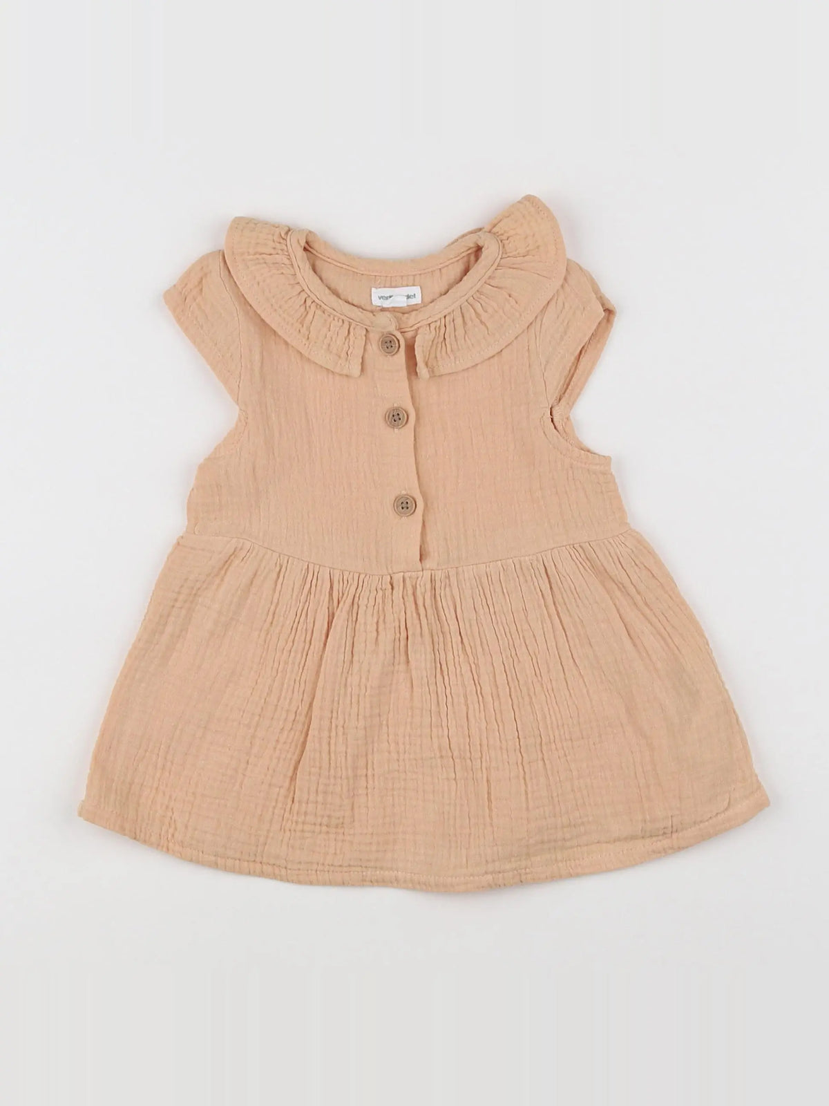 Vertbaudet - robe rose - 9 mois