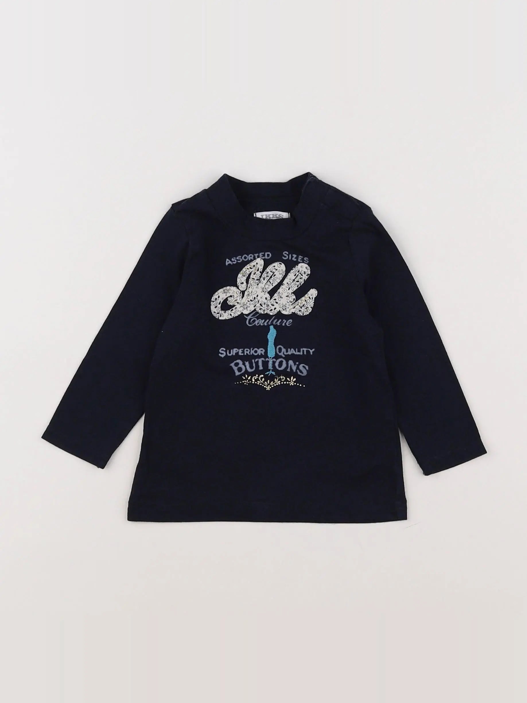 IKKS - tee-shirt bleu - 6 mois