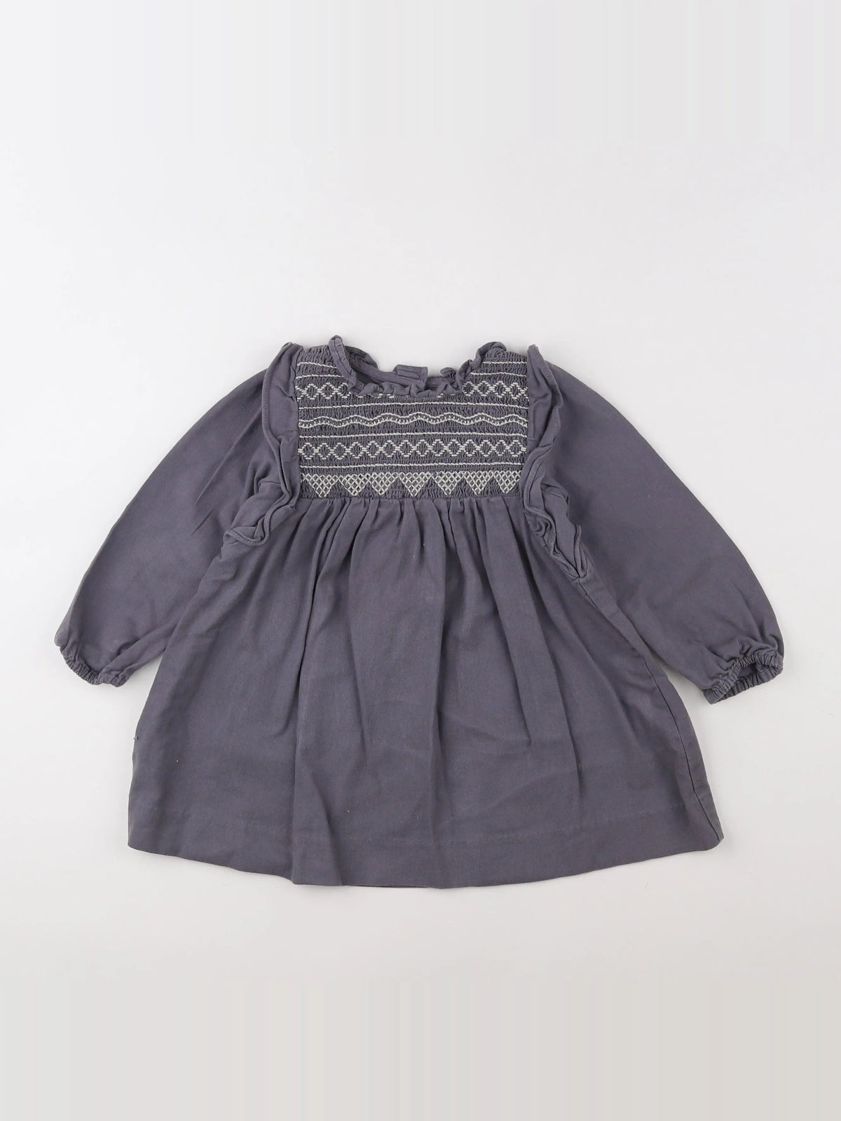 Zara - robe gris - 12/18 mois