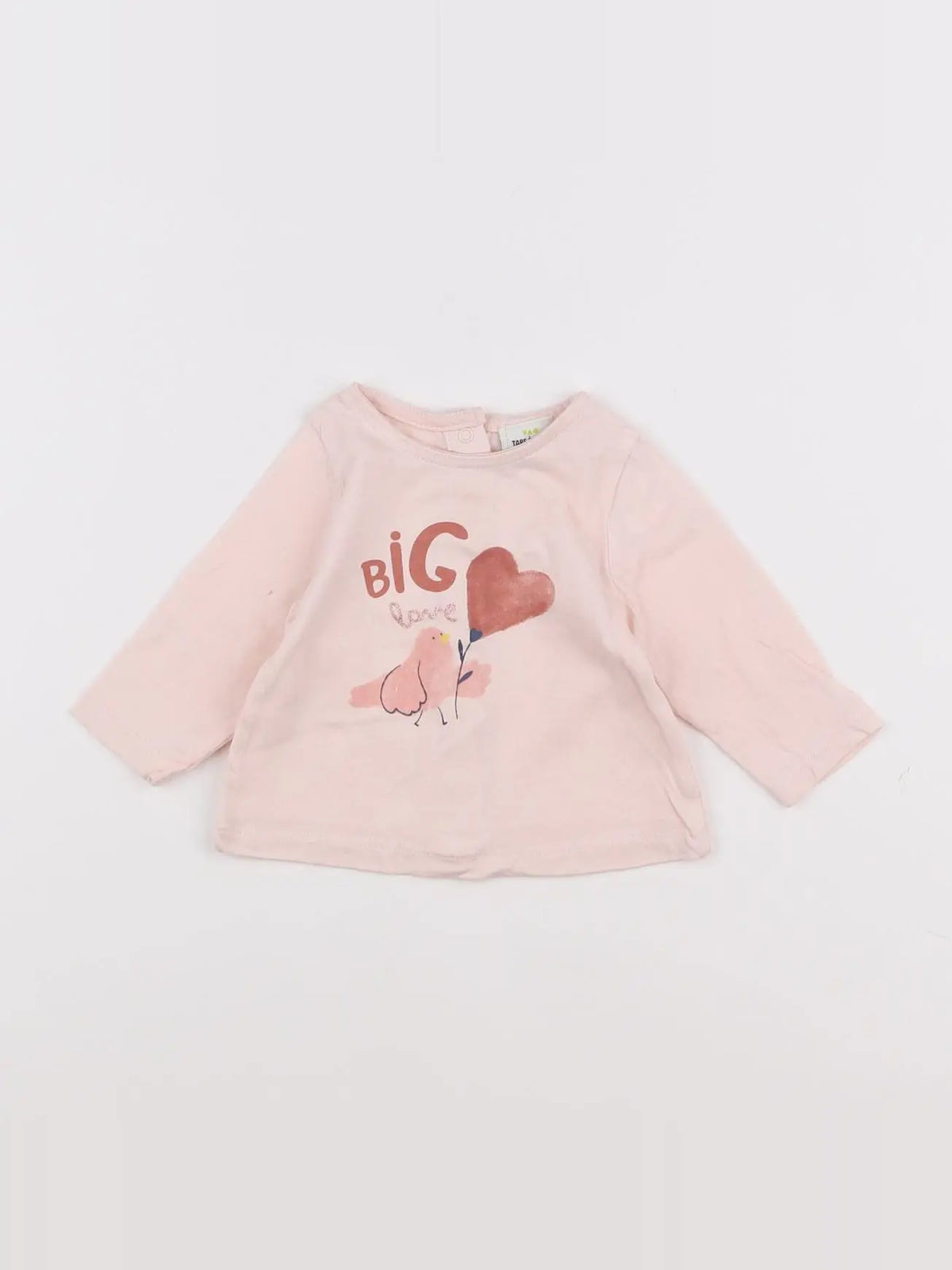 Tape à l'oeil - tee-shirt rose - 3 mois