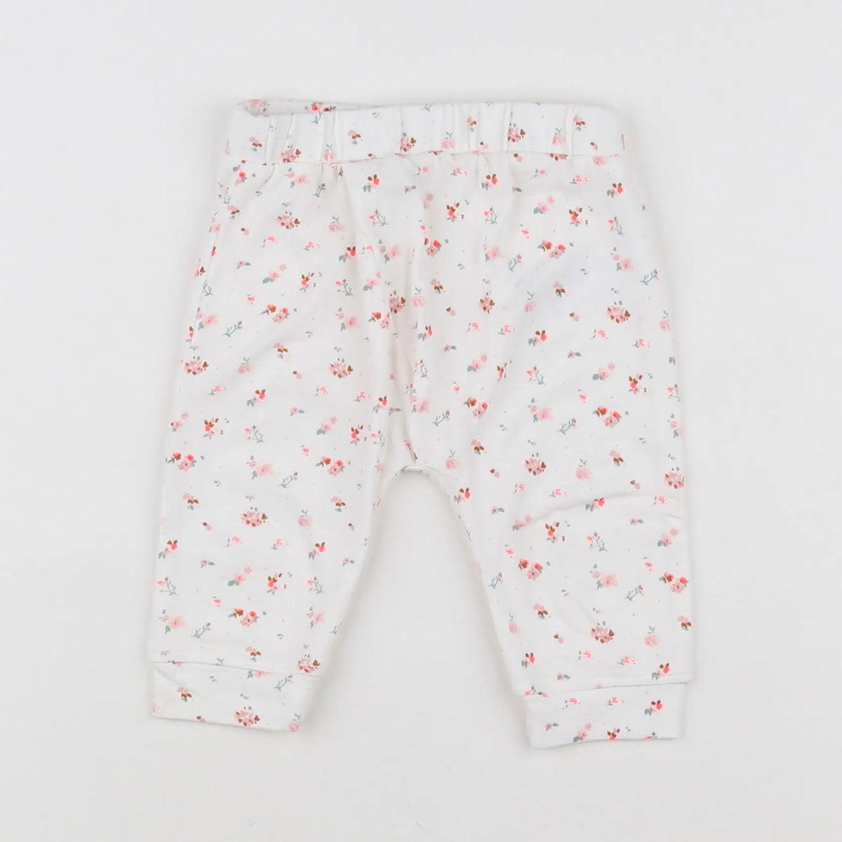 Vertbaudet - pantalon blanc - 9 mois